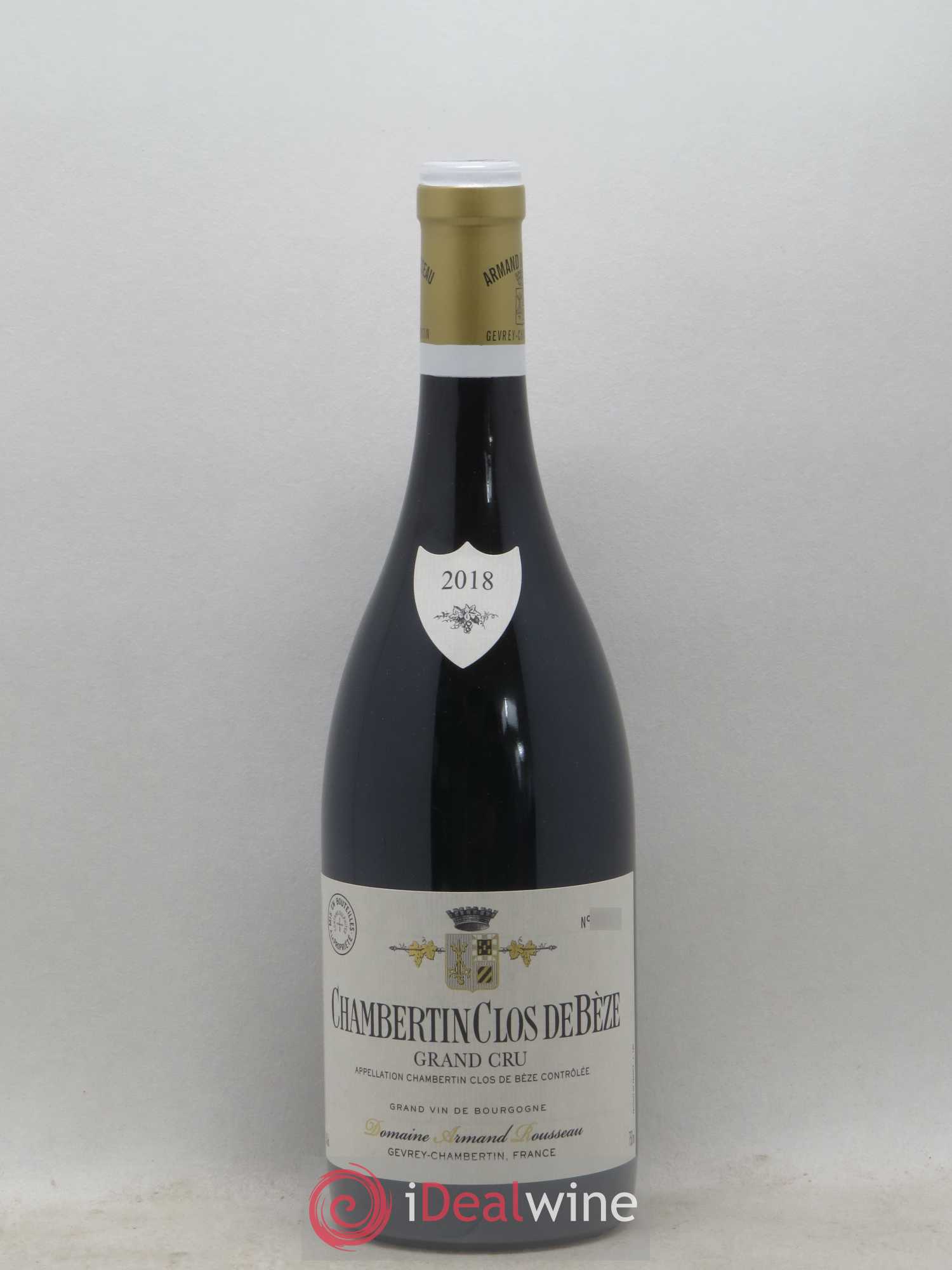 Chambertin Clos de Bèze Grand Cru Armand Rousseau (Domaine) 2018 - Lot de 1 bouteille - 0