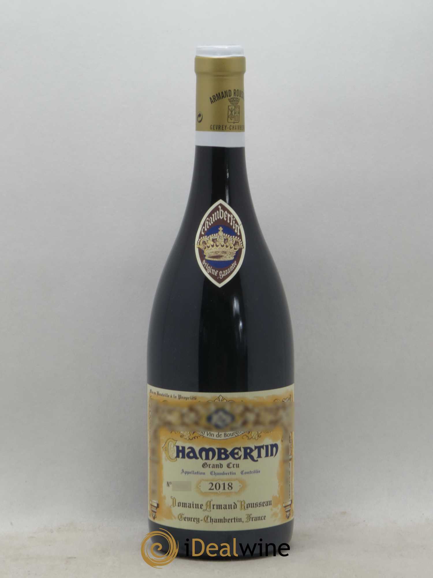 Chambertin Grand Cru Armand Rousseau (Domaine) 2018 - Lot de 1 bouteille - 0