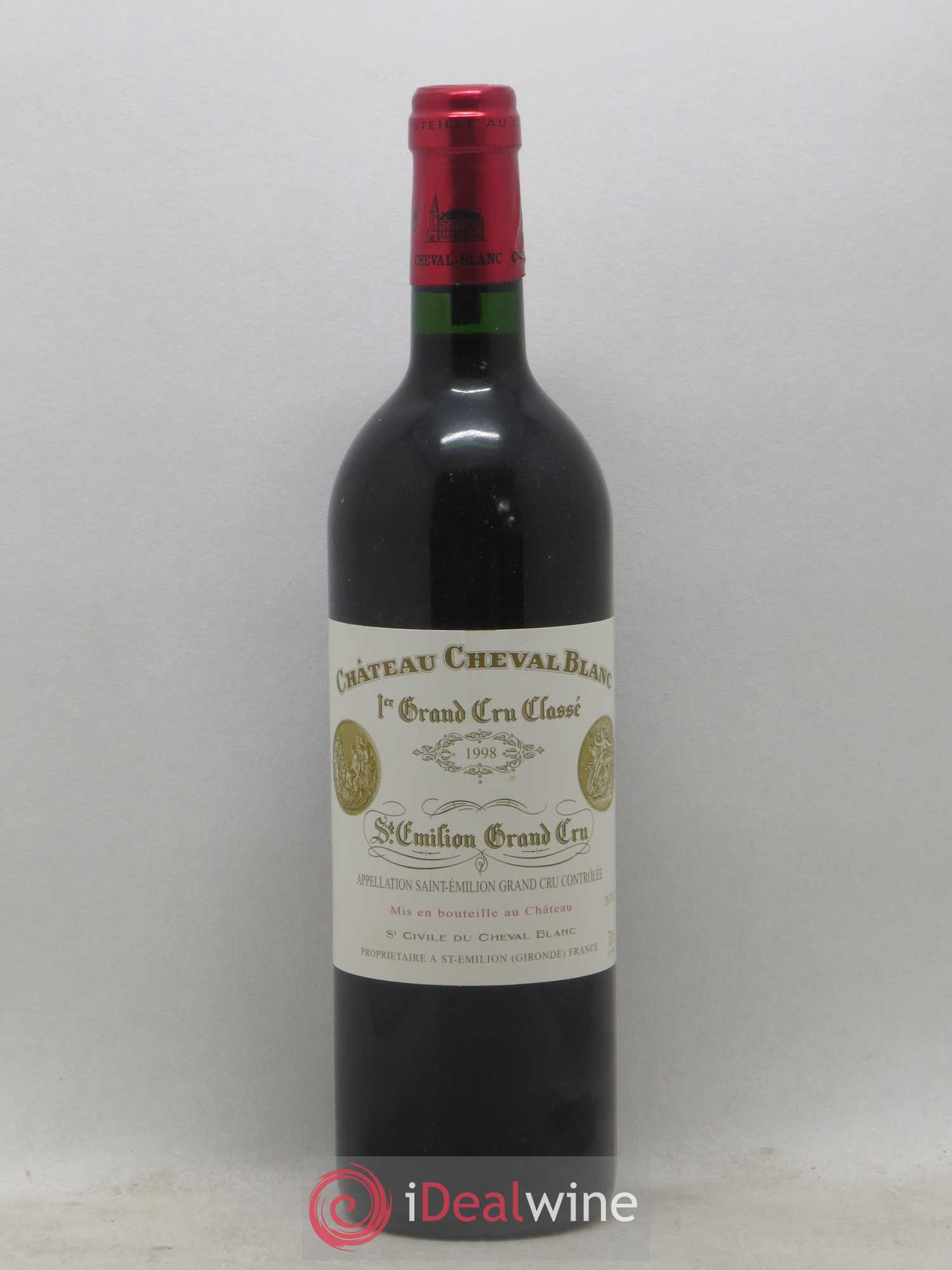 Château Cheval Blanc 1er Grand Cru Classé A 1998 - Lot de 1 bouteille - 0