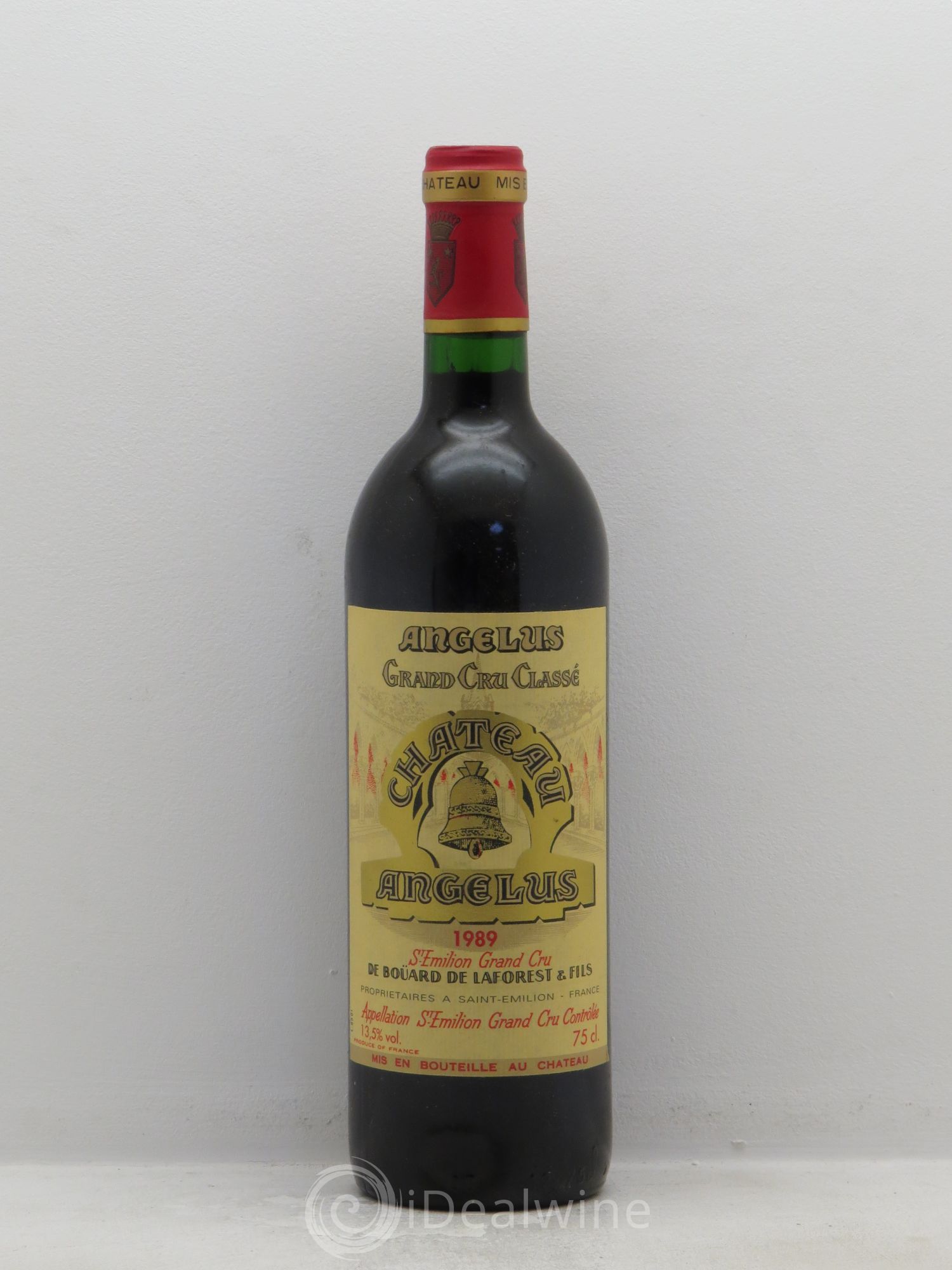 Château Angélus 1er Grand Cru Classé A 1989 - Lot de 1 bouteille - 0