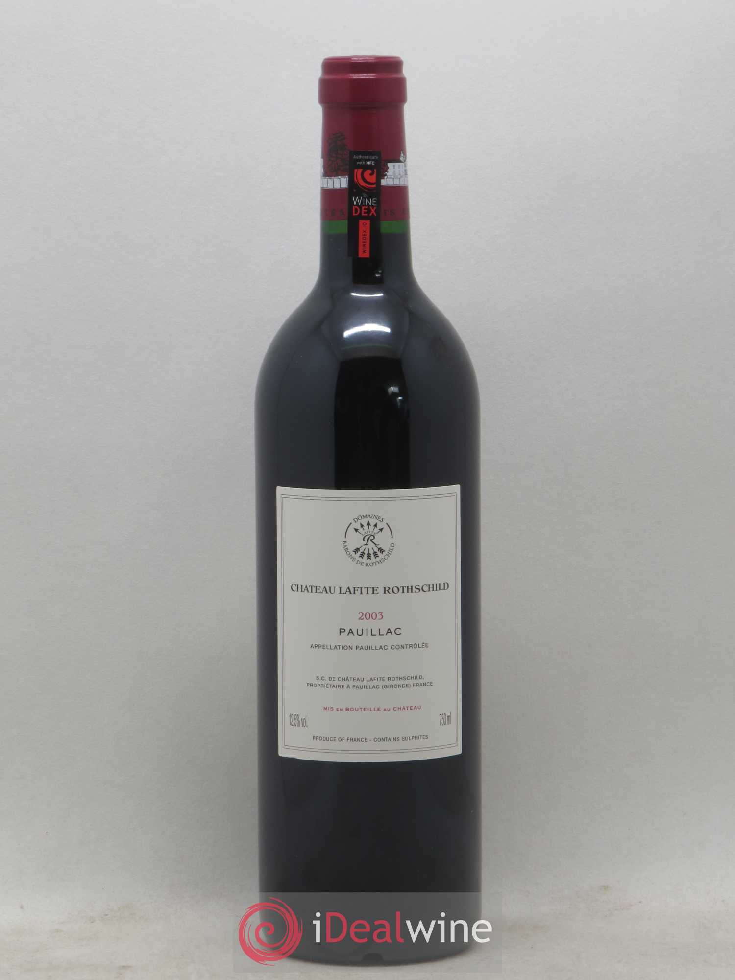 Château Lafite Rothschild 1er Grand Cru Classé 2003 - Lot de 1 bouteille - 1