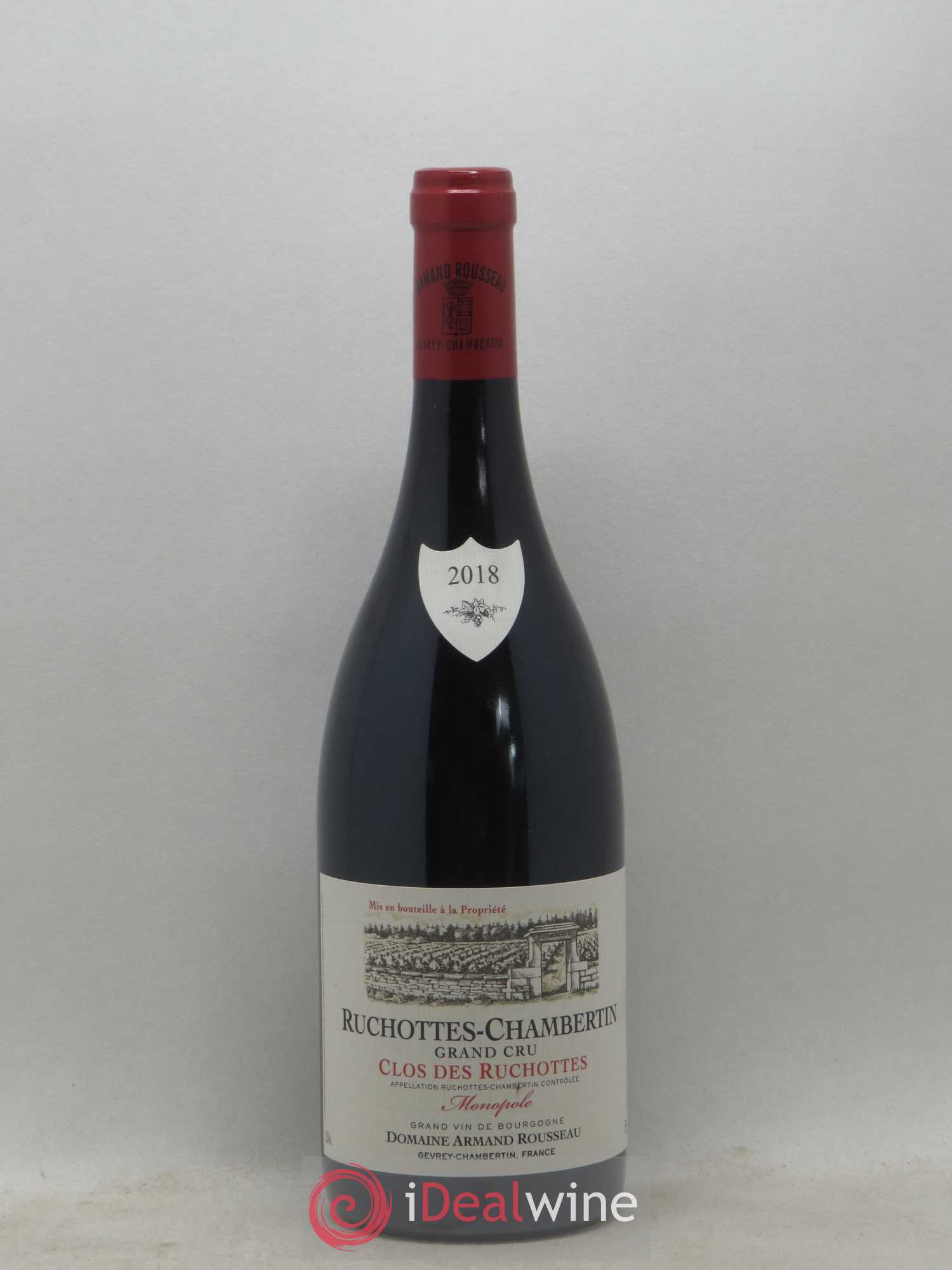 Ruchottes-Chambertin Grand Cru Clos des Ruchottes Armand Rousseau (Domaine) 2018 - Lot of 1 bottle - 0