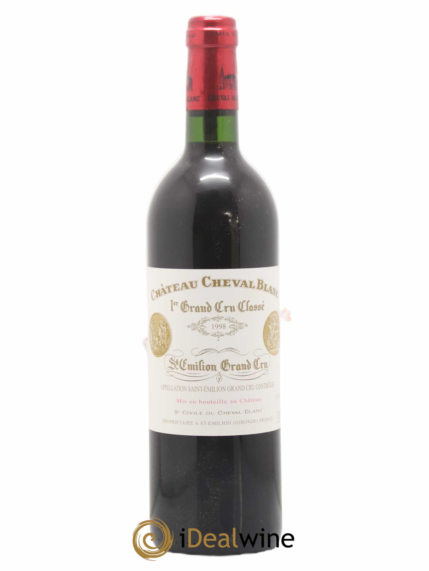Château Cheval Blanc 1er Grand Cru Classé A 1998 - Lot de 1 bouteille - 0