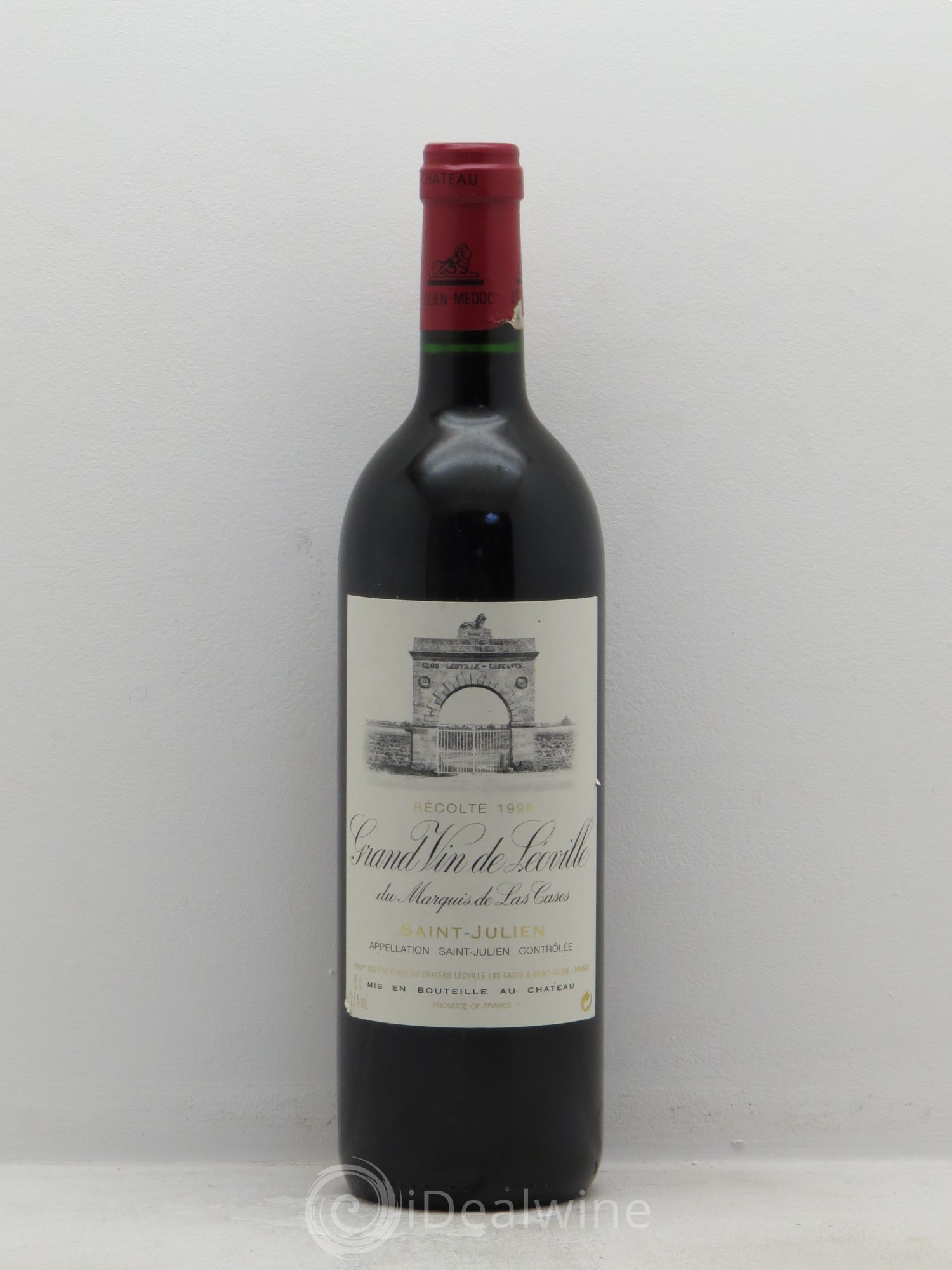 Château Léoville Las Cases 2ème Grand Cru Classé 1996 - Lot de 1 bouteille - 0