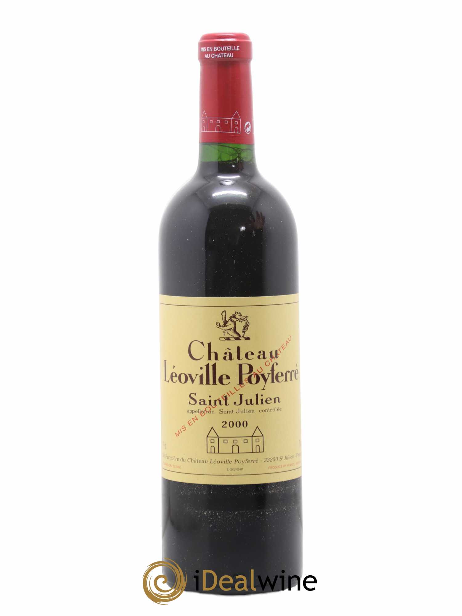 Château Léoville Poyferré 2ème Grand Cru Classé 2000 - Lot de 1 bouteille - 0