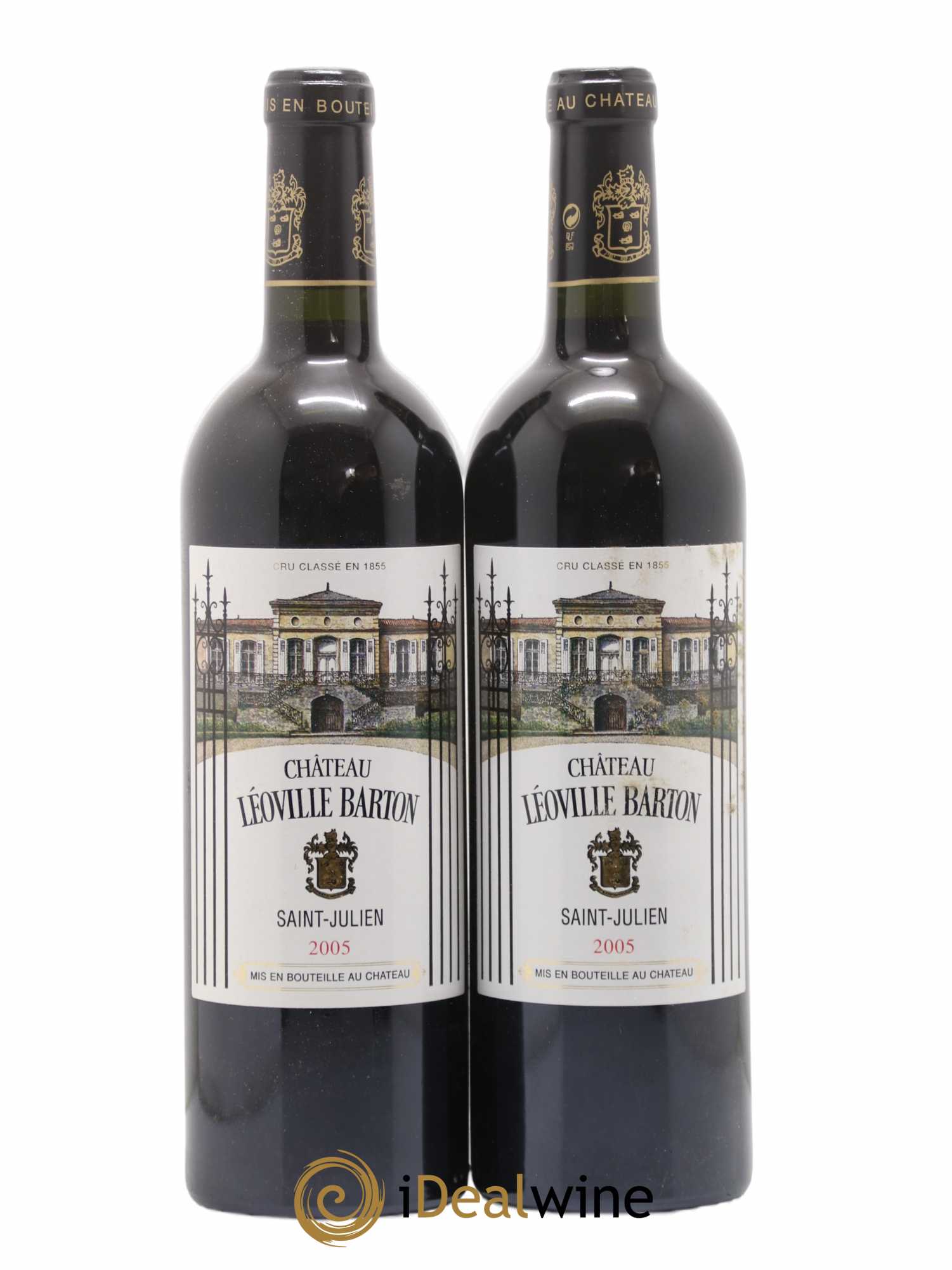 Château Léoville Barton 2ème Grand Cru Classé 2005 - Lot de 2 bouteilles - 0