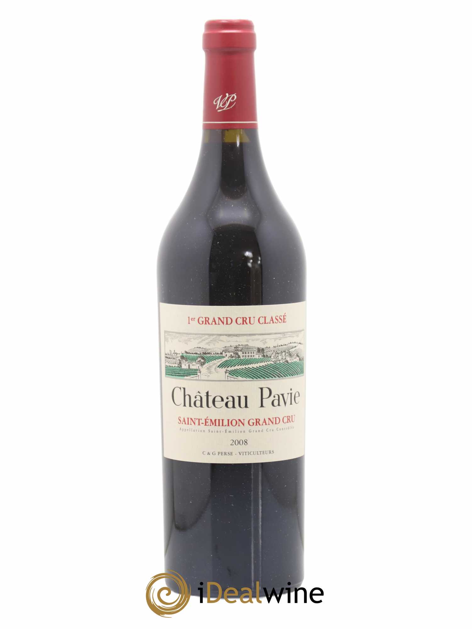 Château Pavie 1er Grand Cru Classé A 2008 - Lot de 1 bouteille - 0