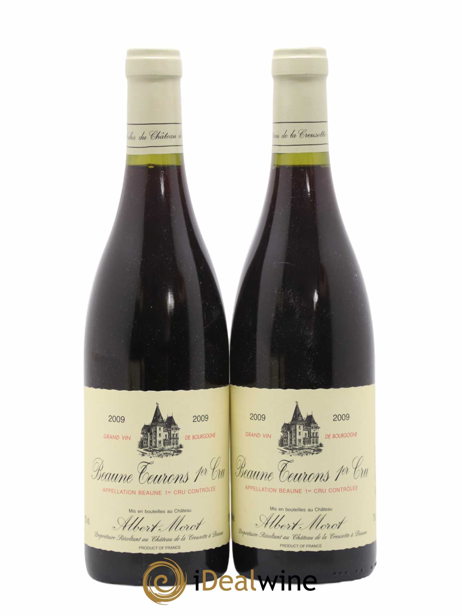Beaune 1er Cru Les Teurons Domaine Albert Morot 2009 - Lot de 2 bouteilles - 0