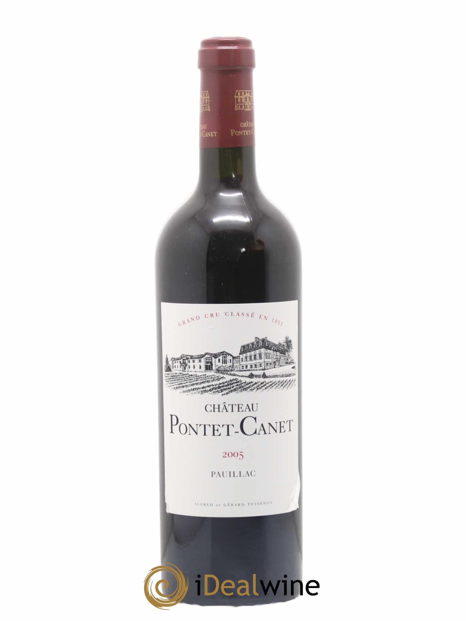 Château Pontet Canet 5ème Grand Cru Classé 2005 - Lot de 1 bouteille - 0