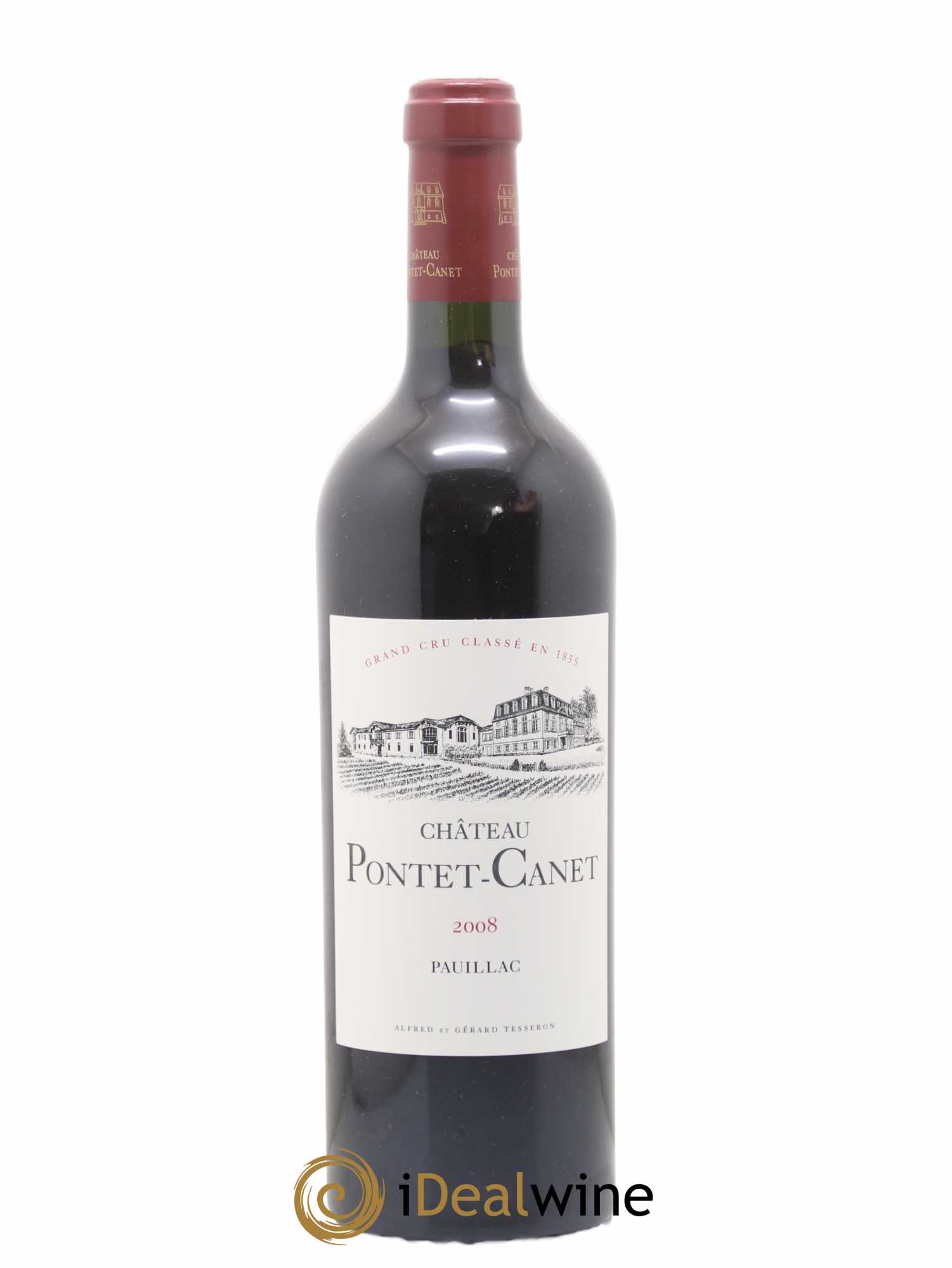 Château Pontet Canet 5ème Grand Cru Classé 2008 - Lot de 1 bouteille - 0