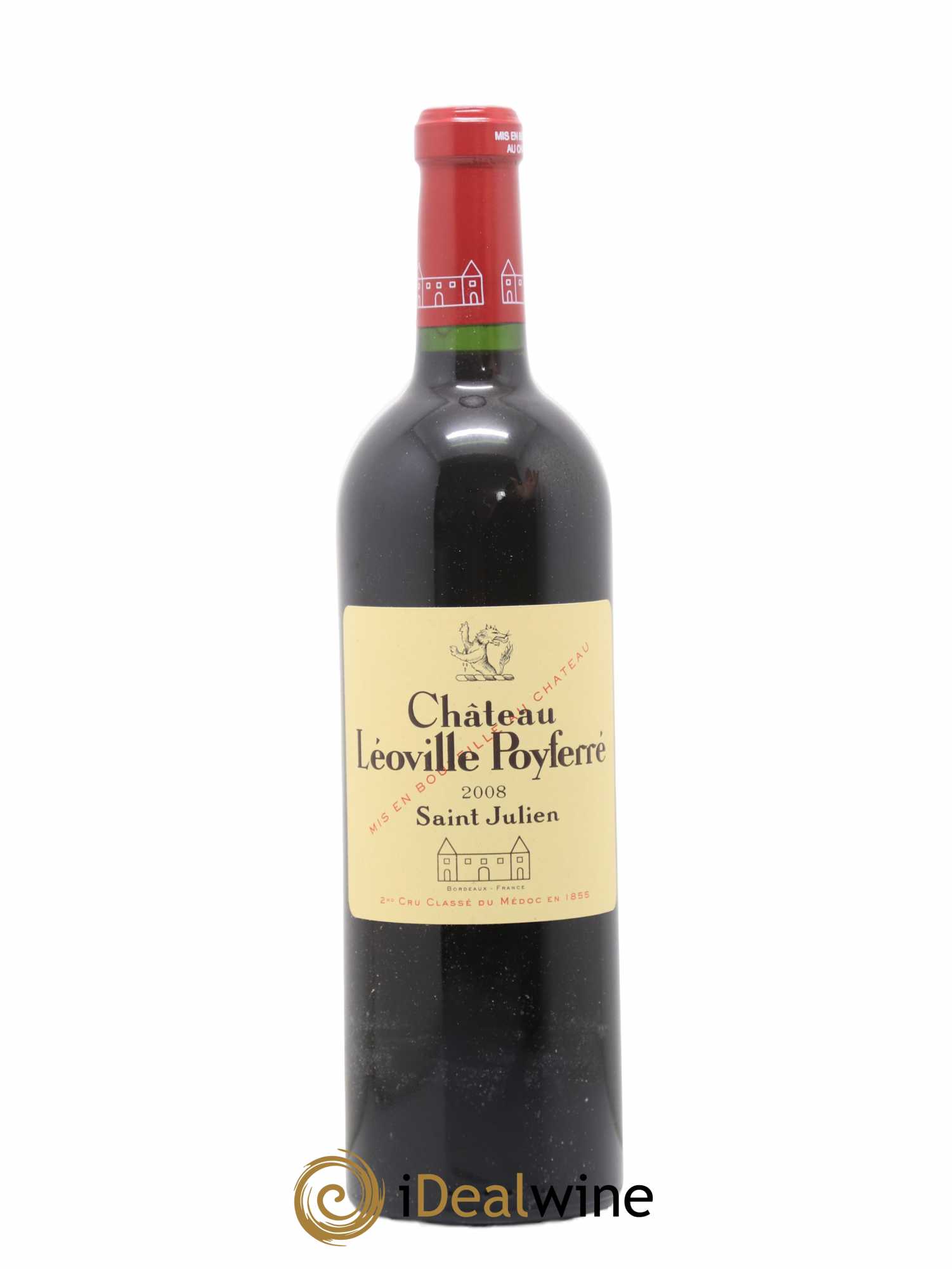 Château Léoville Poyferré 2ème Grand Cru Classé 2008 - Lot de 1 bouteille - 0