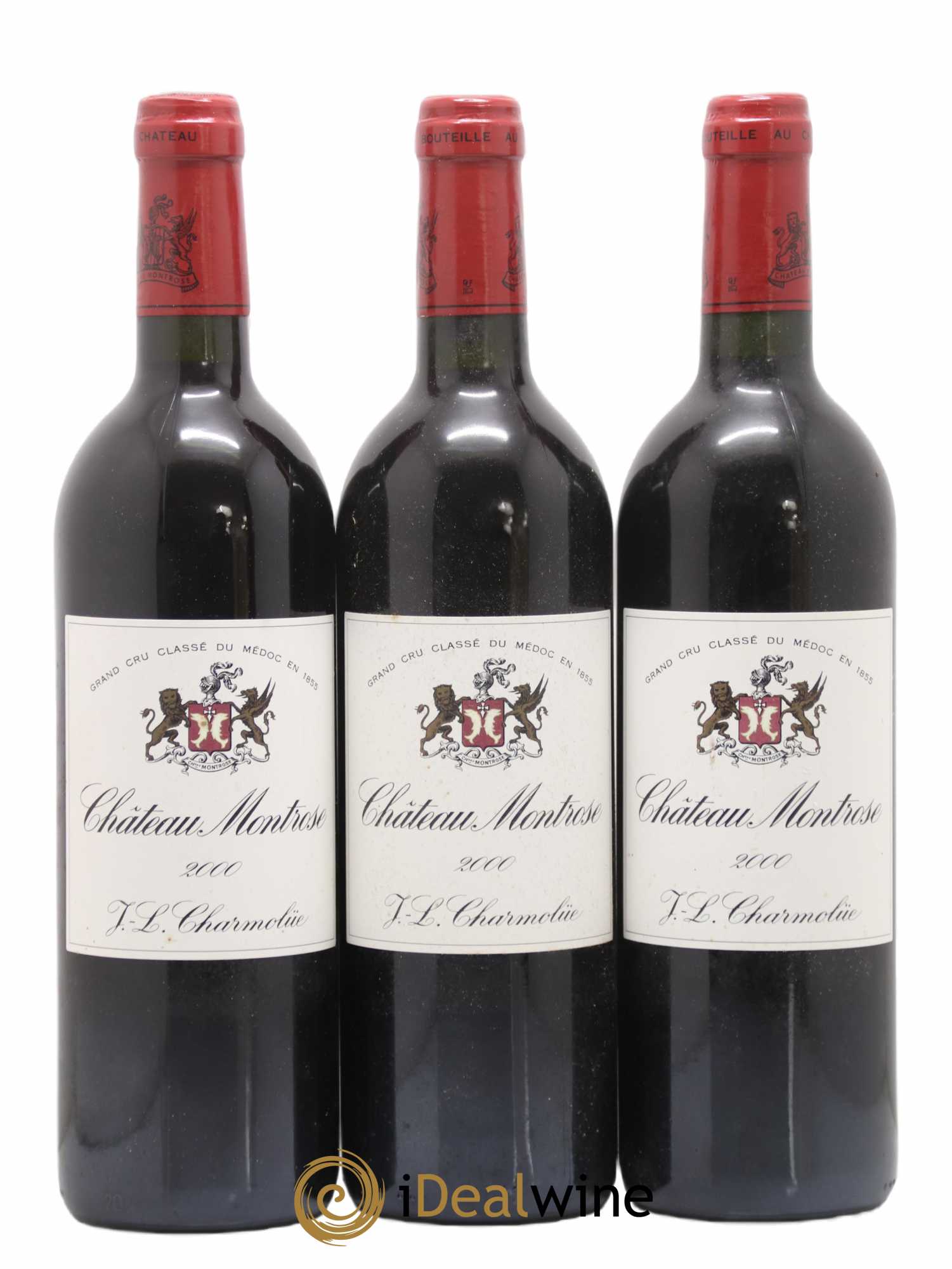 Château Montrose 2ème Grand Cru Classé 2000 - Lot de 3 bouteilles - 0