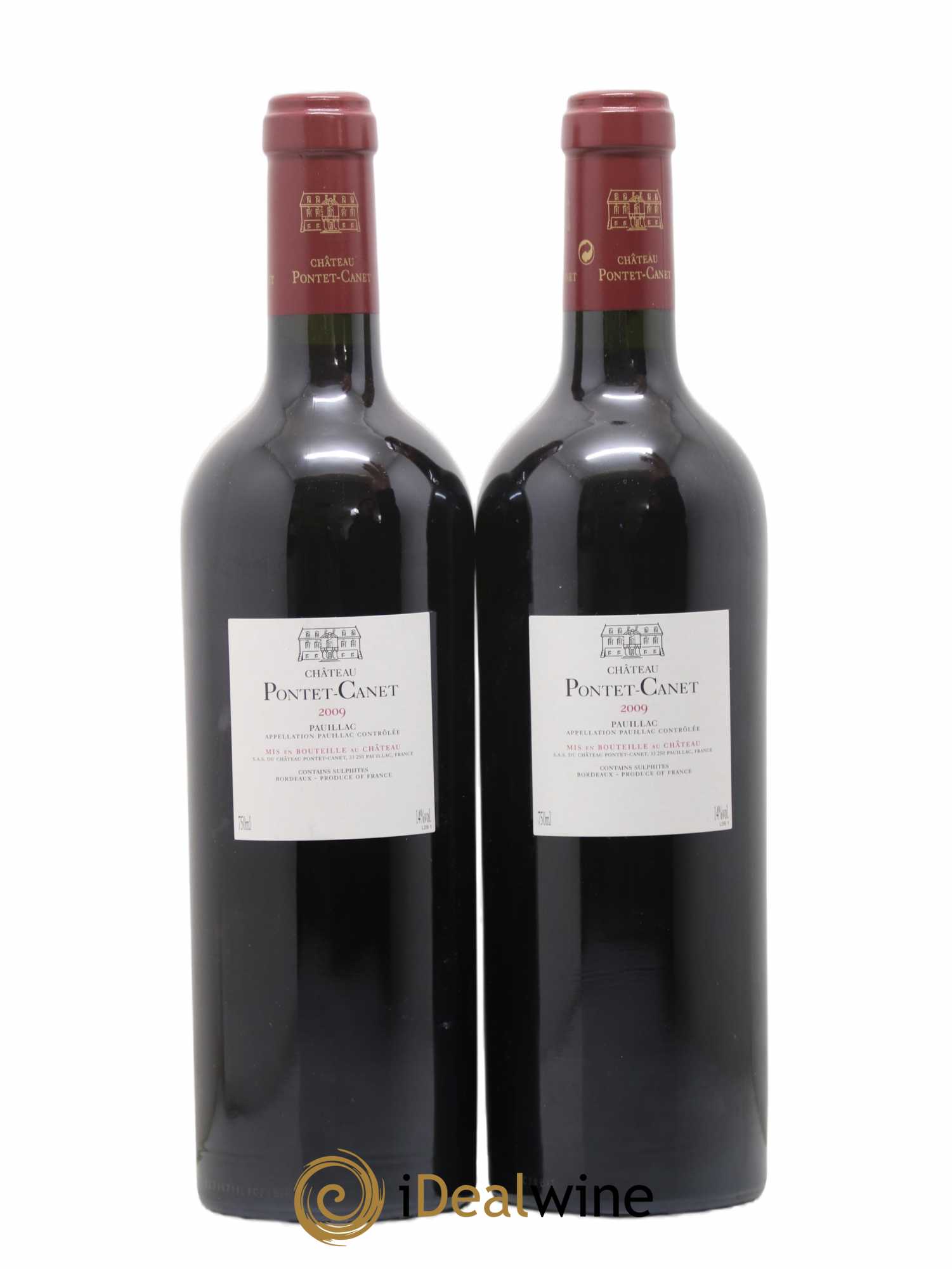Château Pontet Canet 5ème Grand Cru Classé 2009 - Lot de 2 bouteilles - 1