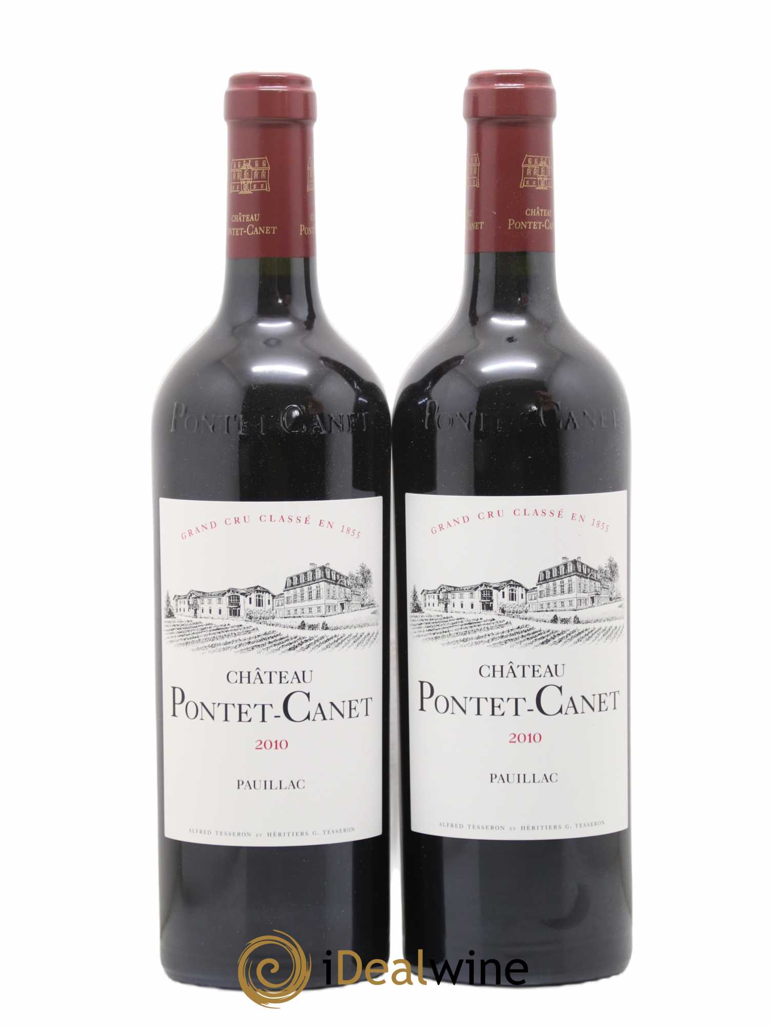 Château Pontet Canet 5ème Grand Cru Classé 2010 - Lot de 2 bouteilles - 0