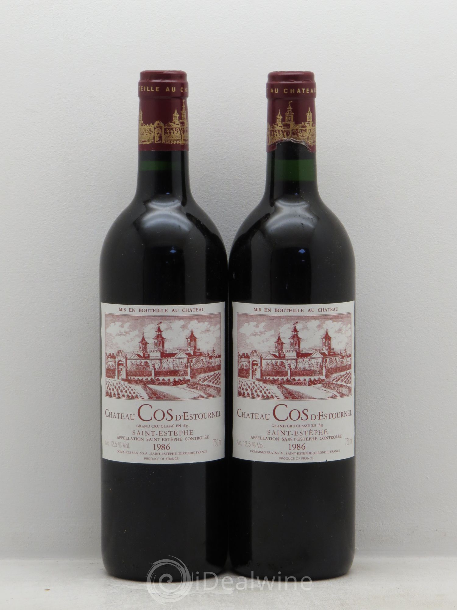 Cos d'Estournel 2ème Grand Cru Classé 1986 - Lot de 2 bouteilles - 0