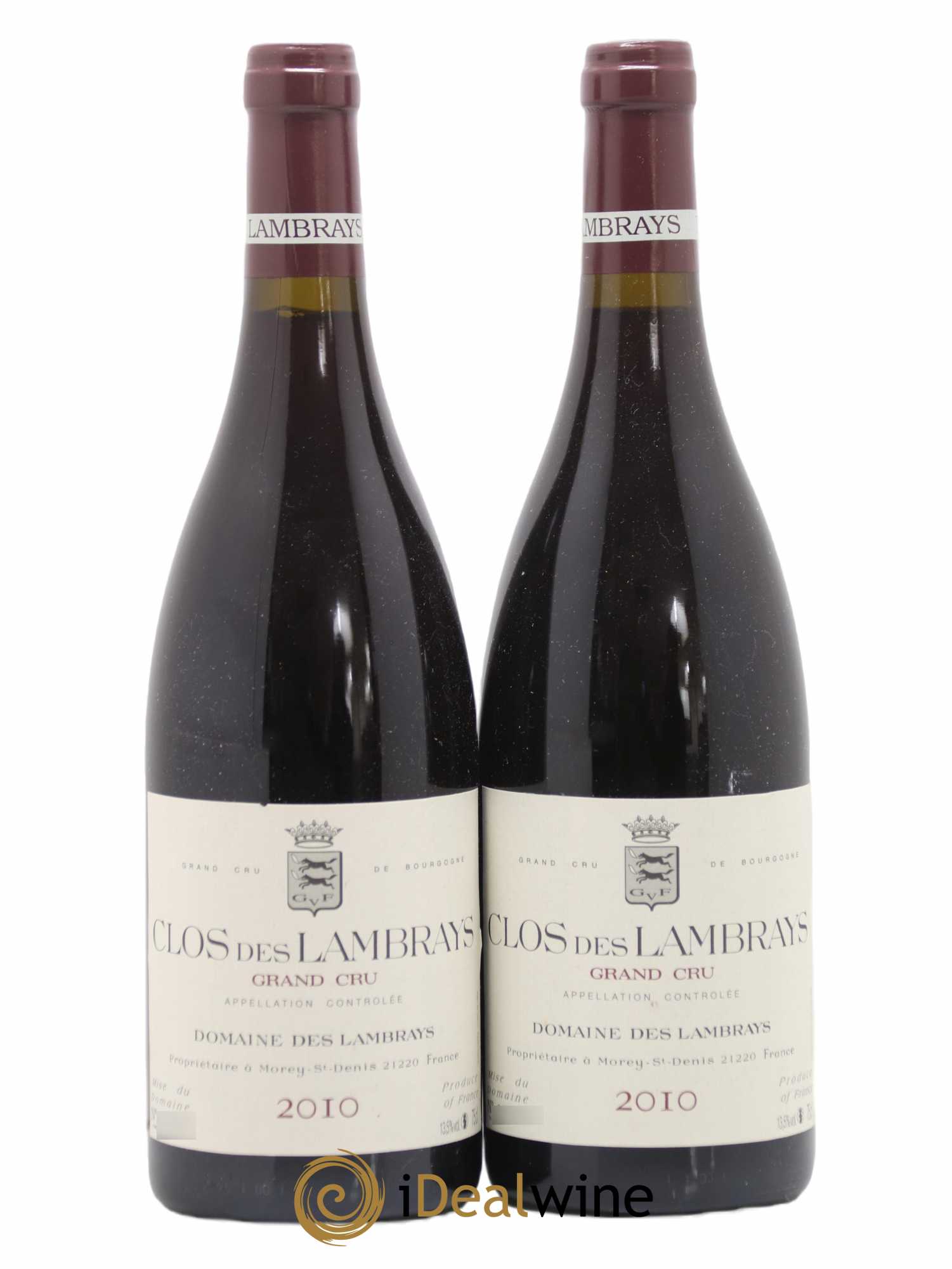 Clos des Lambrays Grand Cru Domaine des Lambrays 2010 - Lot de 2 bouteilles - 0