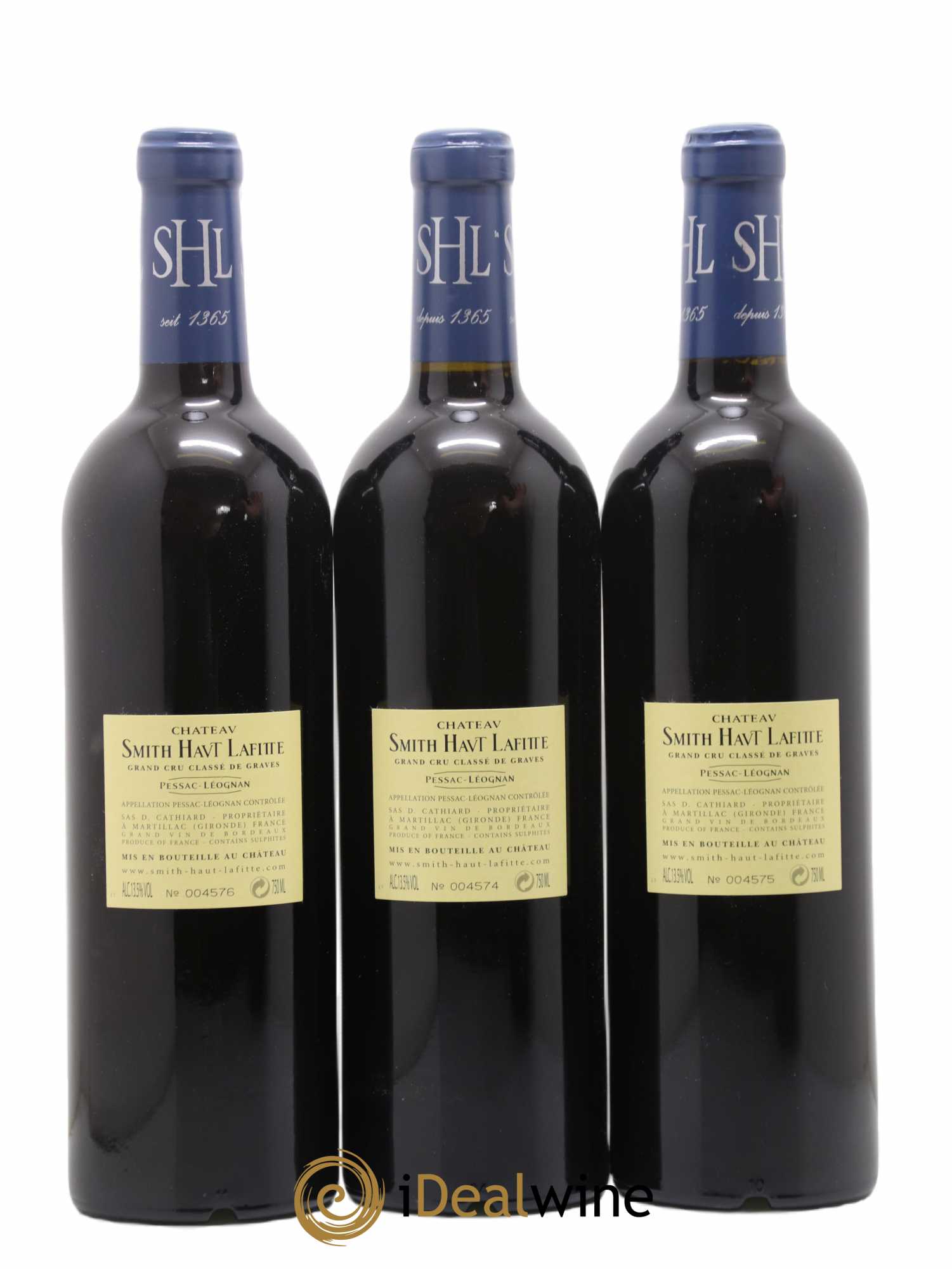 Château Smith Haut Lafitte Cru Classé de Graves 2005 - Lot de 3 bouteilles - 1