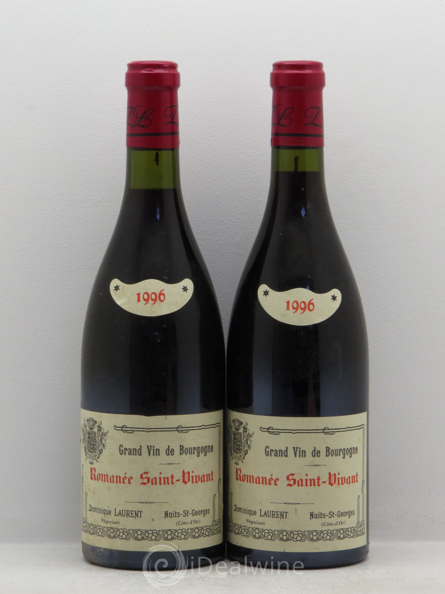 Romanée-Saint-Vivant Grand Cru Dominique Laurent 1996 - Lot de 2 bouteilles - 0