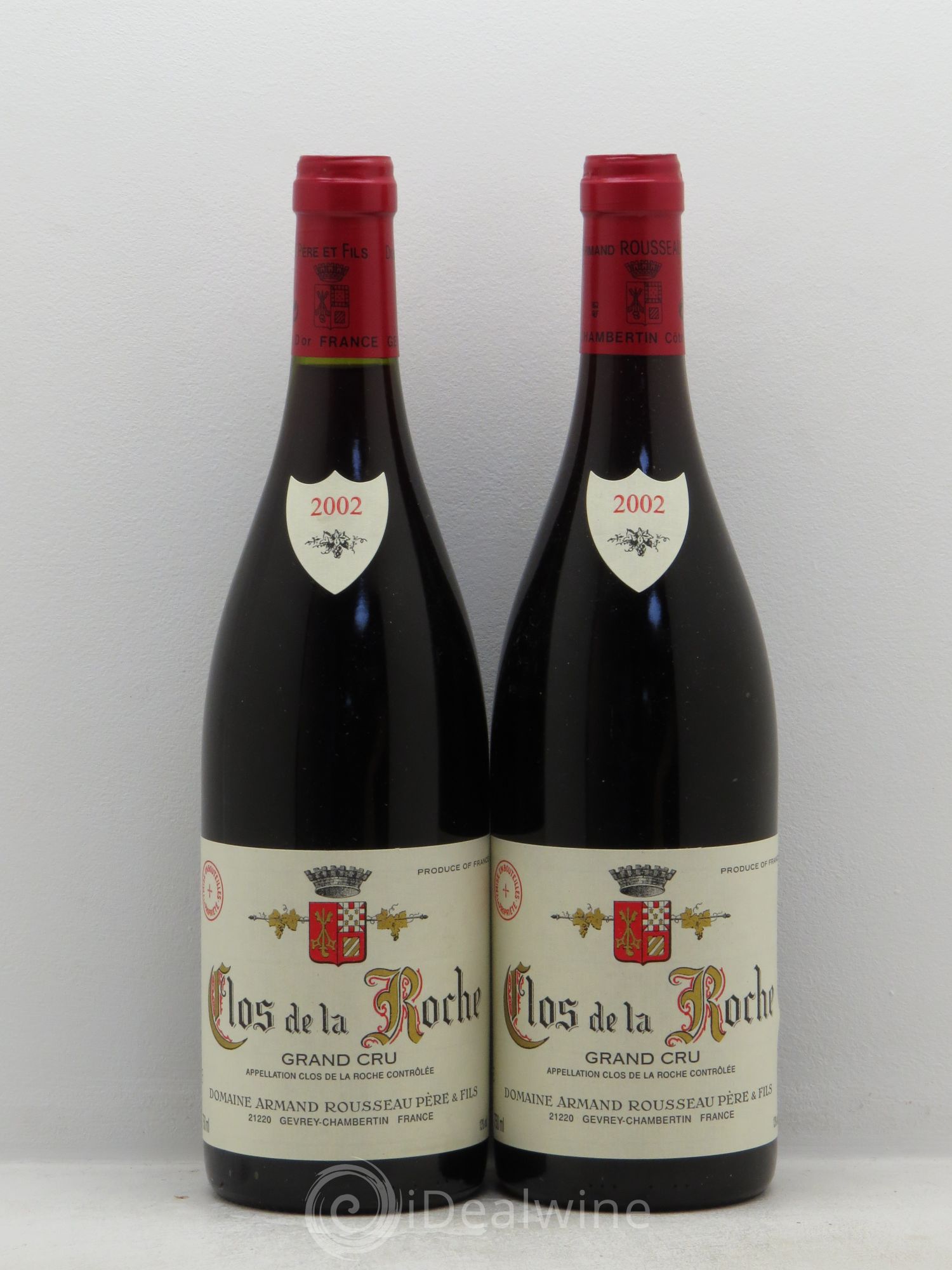 Clos de la Roche Grand Cru Armand Rousseau (Domaine) 2002 - Lot de 2 bouteilles - 0