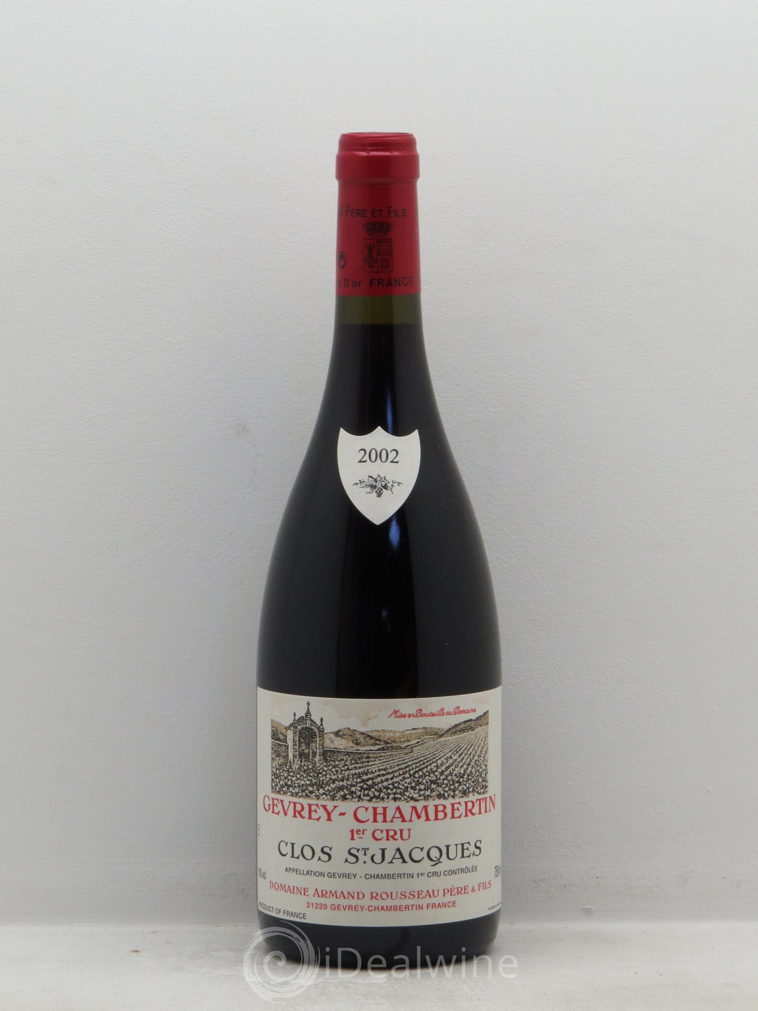 Gevrey-Chambertin 1er Cru Clos Saint-Jacques Armand Rousseau (Domaine) 2002 - Lot de 1 bouteille - 0