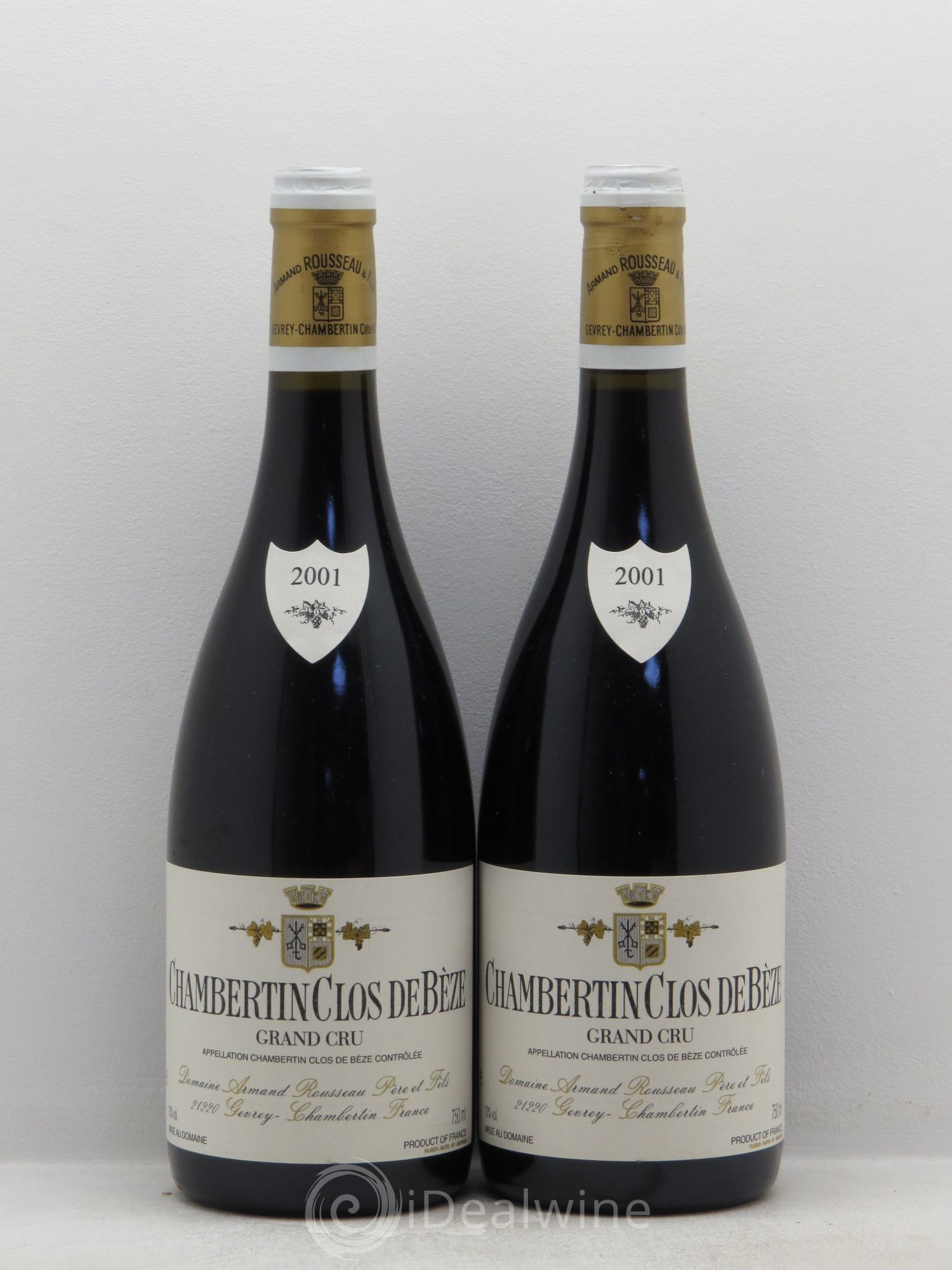 Chambertin Clos de Bèze Grand Cru Armand Rousseau (Domaine) 2001 - Lot de 2 bouteilles - 0