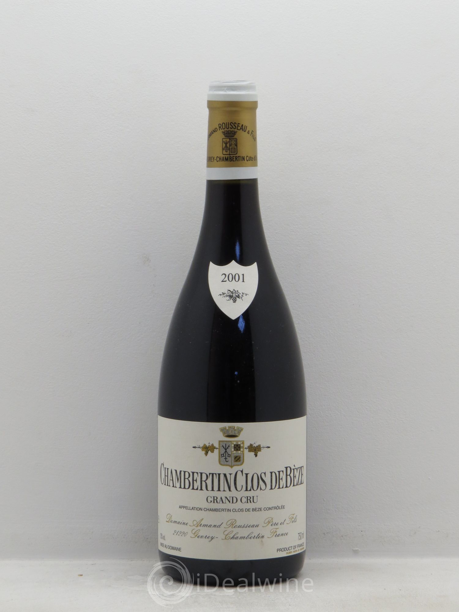 Chambertin Clos de Bèze Grand Cru Armand Rousseau (Domaine) 2001 - Lot de 1 bouteille - 0