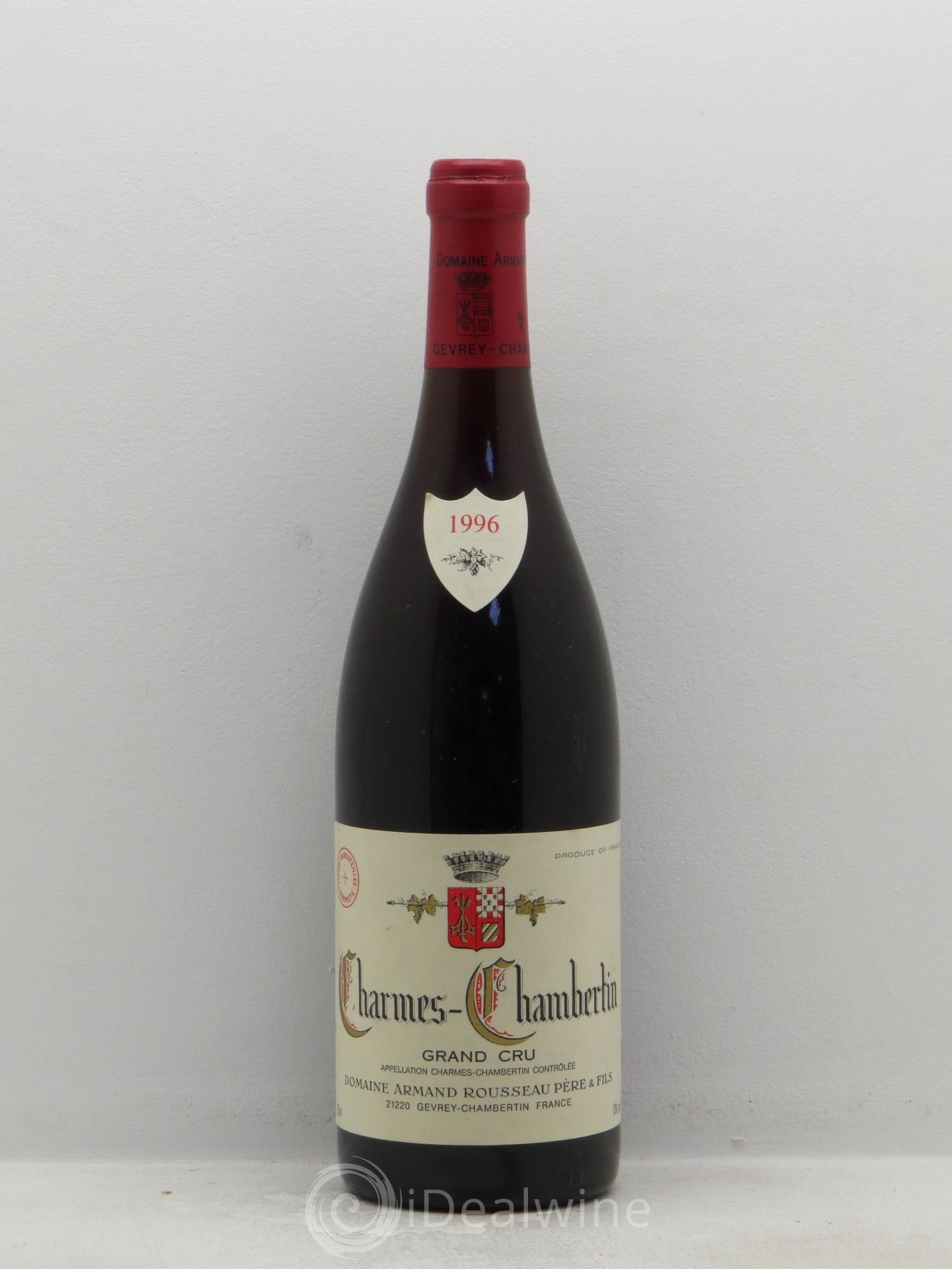 Charmes-Chambertin Grand Cru Armand Rousseau (Domaine) 1996 - Lot de 1 bouteille - 0