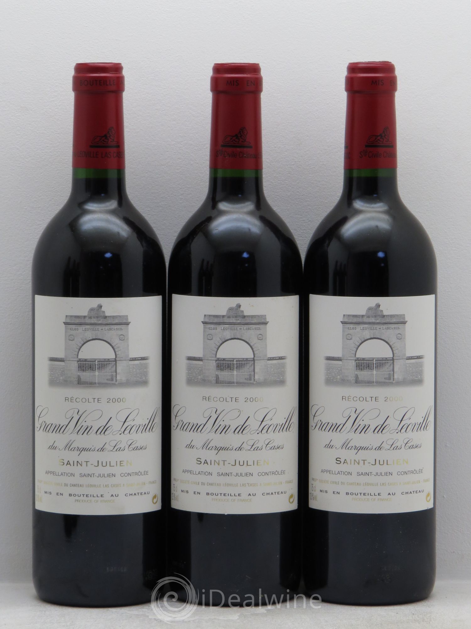Château Léoville Las Cases 2ème Grand Cru Classé 2000 - Lot de 6 bouteilles - 1