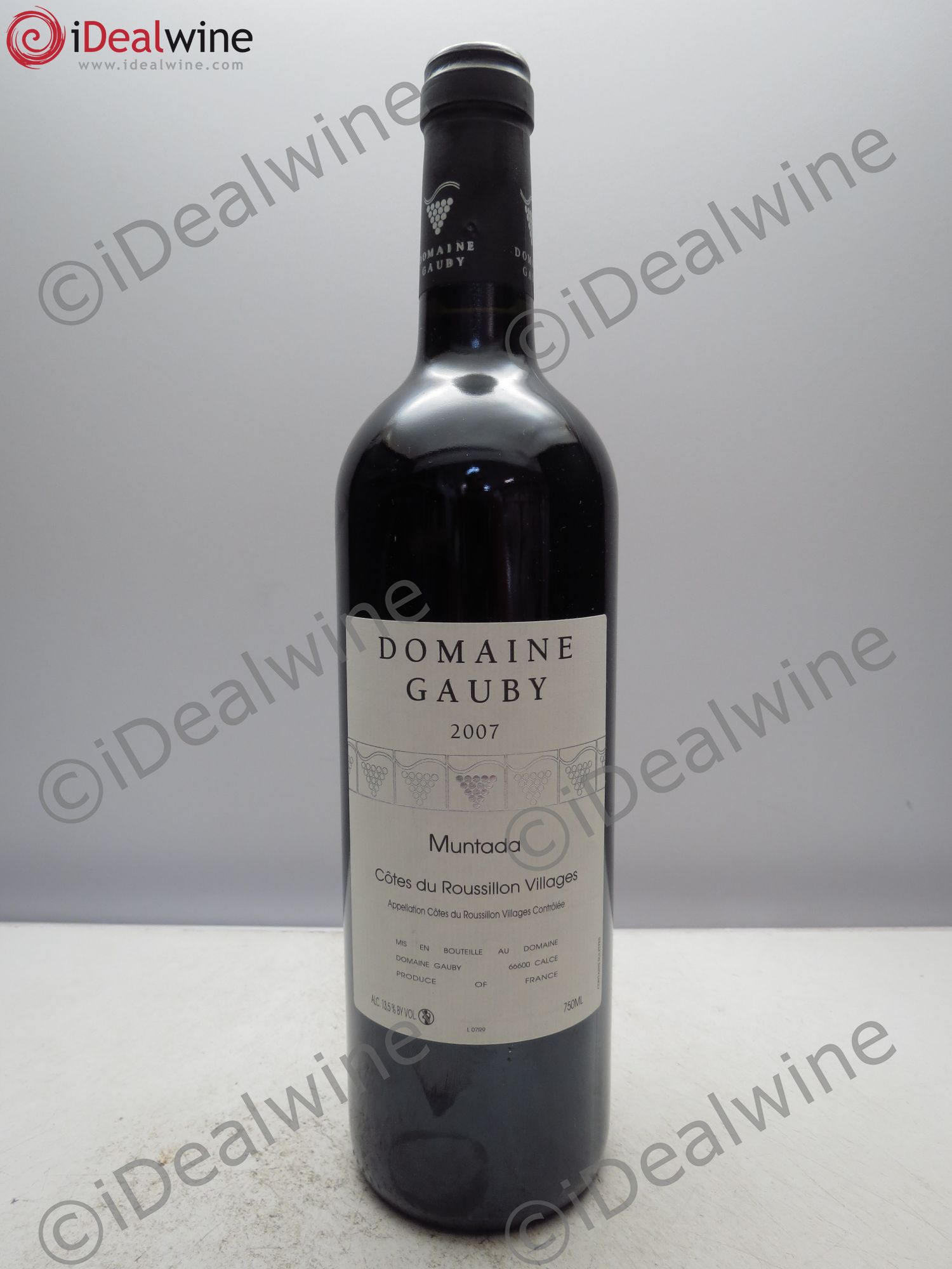 Côtes Catalanes (anciennement Côtes du Roussillon Villages) La Muntada Gauby (Domaine) 2007 - Lot de 1 bouteille - 0