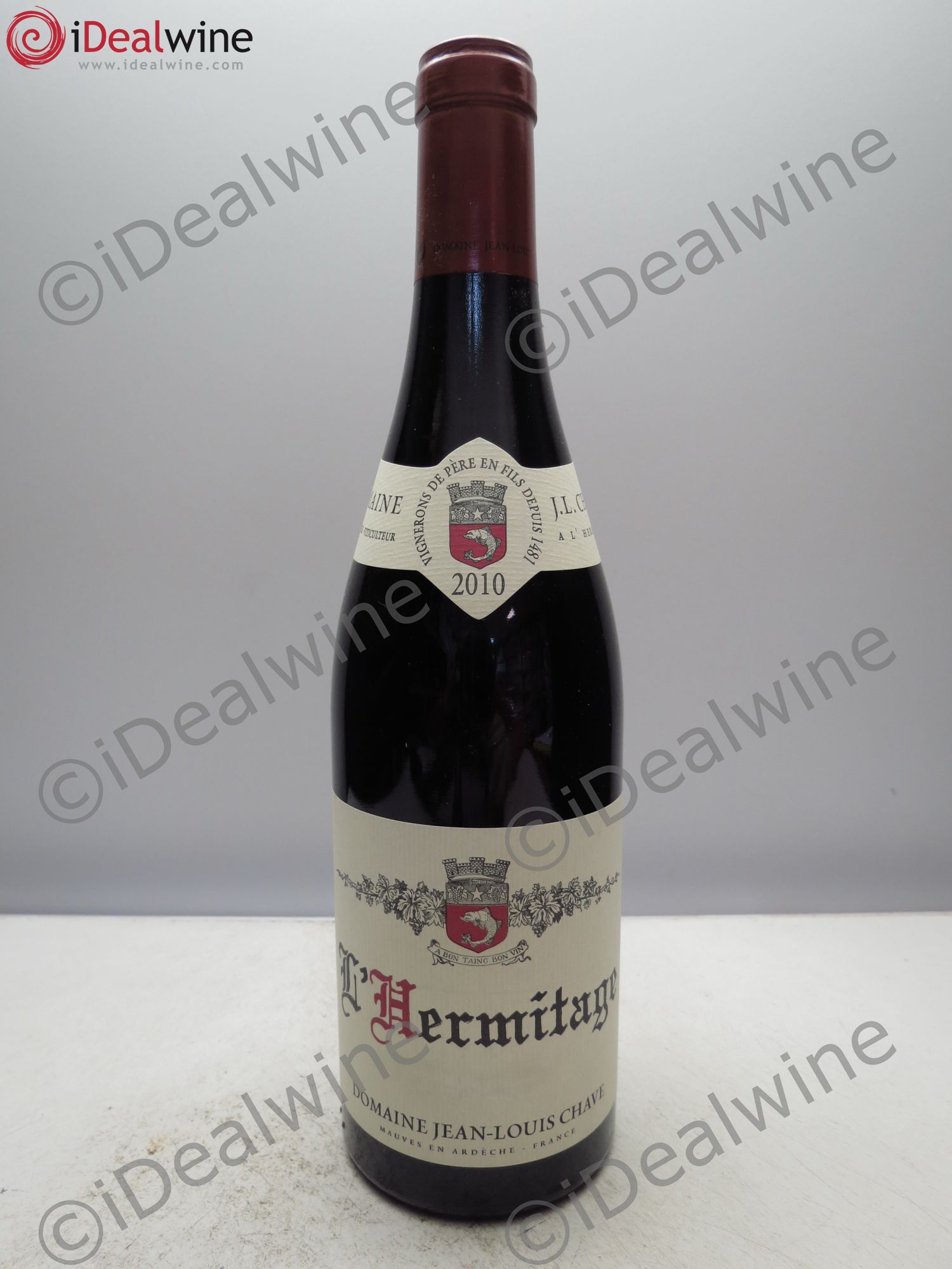 Hermitage Jean-Louis Chave (Trace de papier) 2010 - Lot de 1 bouteille - 0