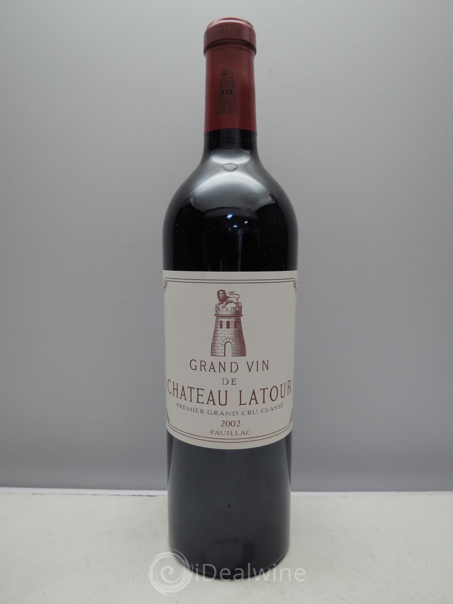 Château Latour 1er Grand Cru Classé 2002 - Lot de 1 bouteille - 0