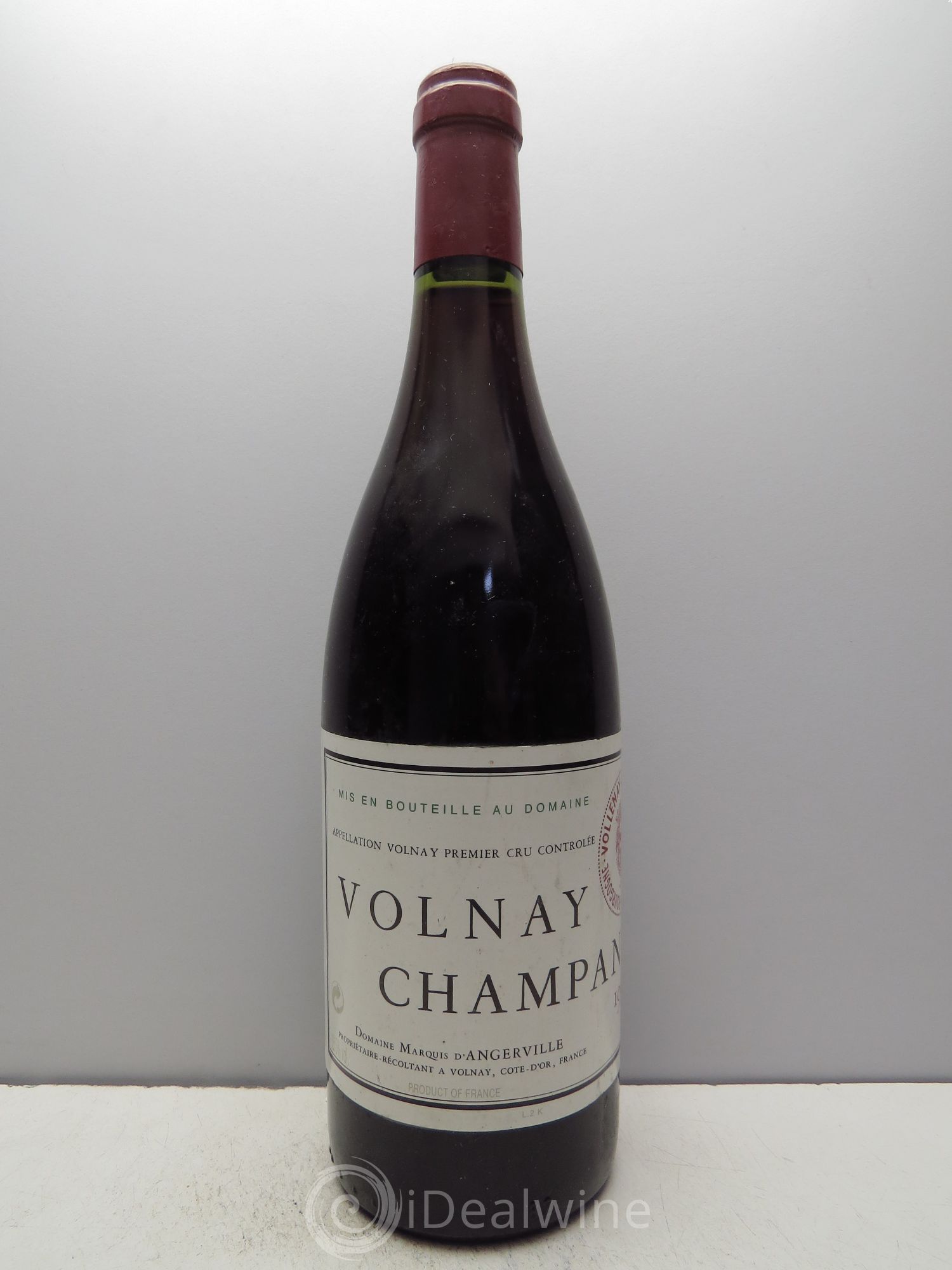 Volnay 1er Cru Champans Marquis d'Angerville (Domaine) 1999 - Lot de 1 bouteille - 0