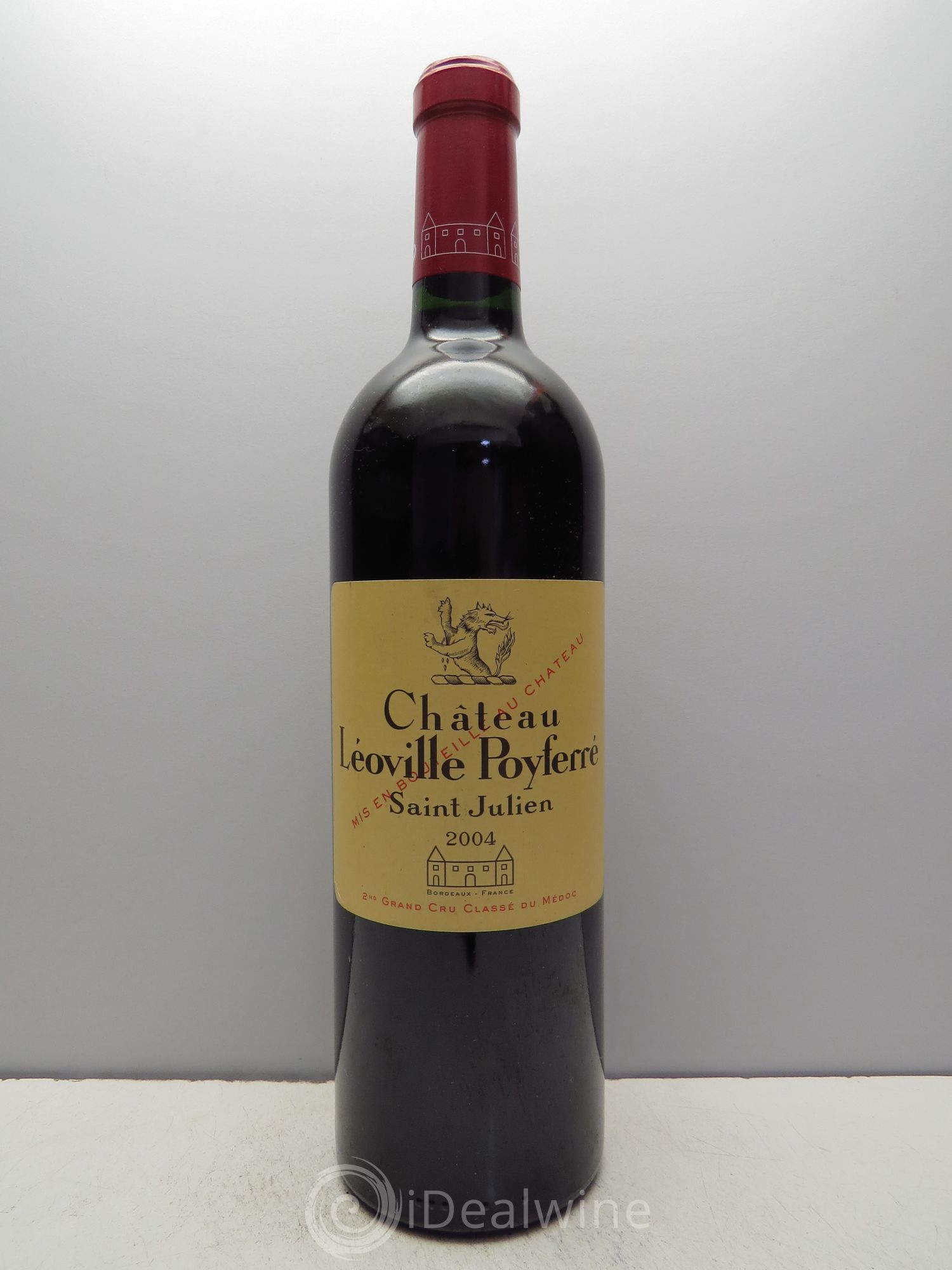 Château Léoville Poyferré 2ème Grand Cru Classé 2004 - Lot de 1 bouteille - 0