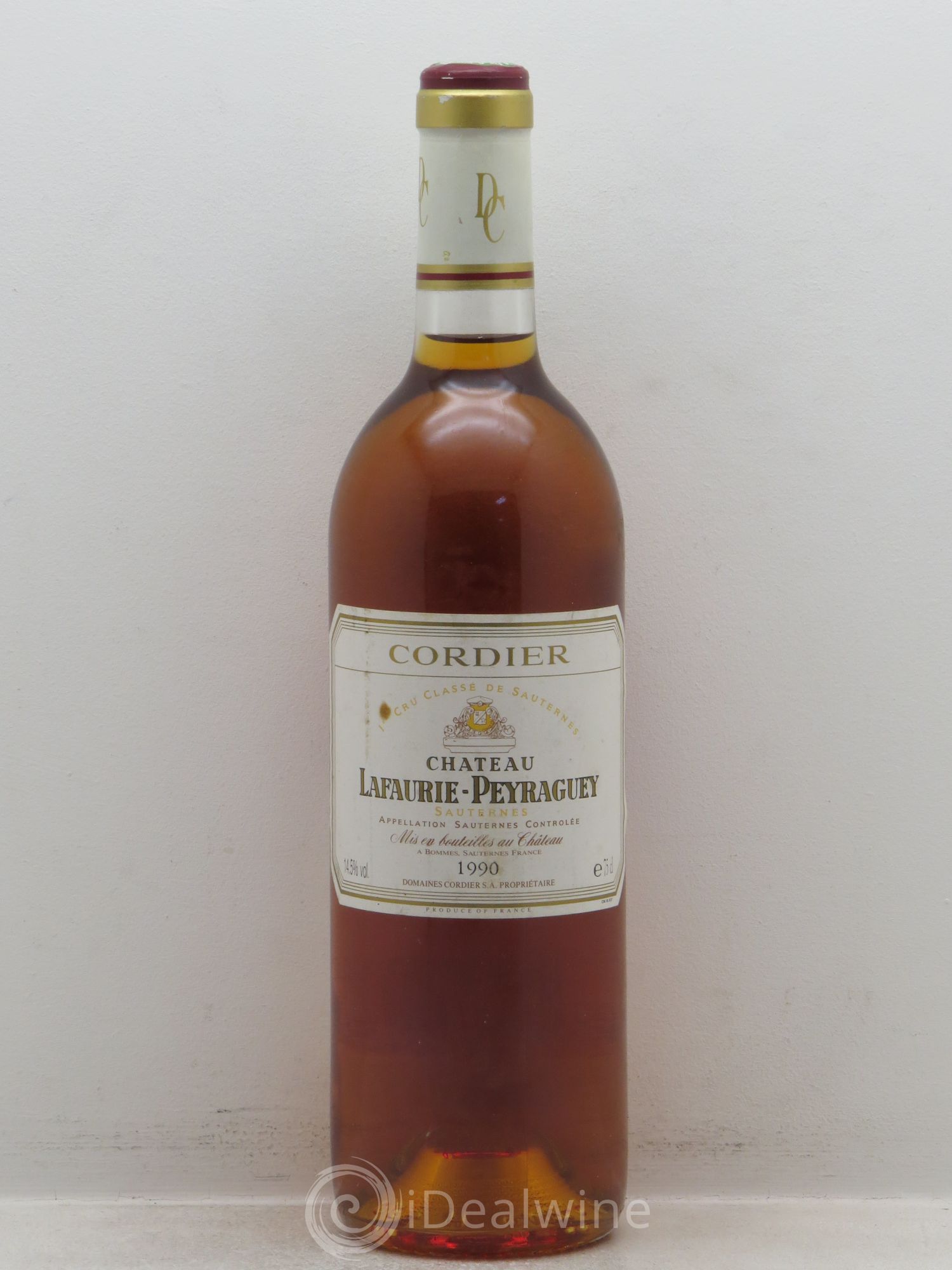 Château Lafaurie-Peyraguey 1er Grand Cru Classé 1990 - Lotto di 1 bottiglia - 0