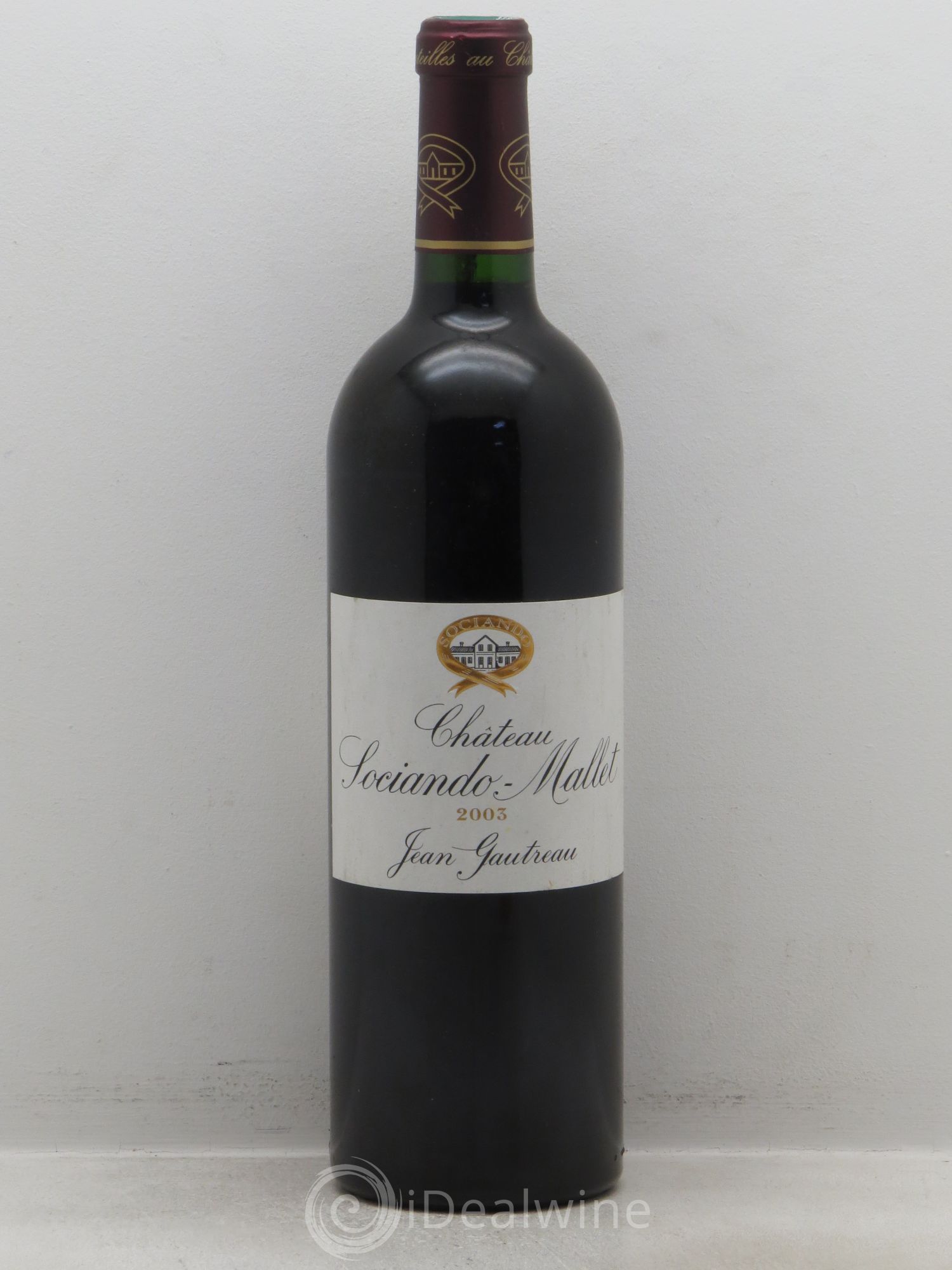Château Sociando Mallet 2003 - Lot de 1 bouteille - 0