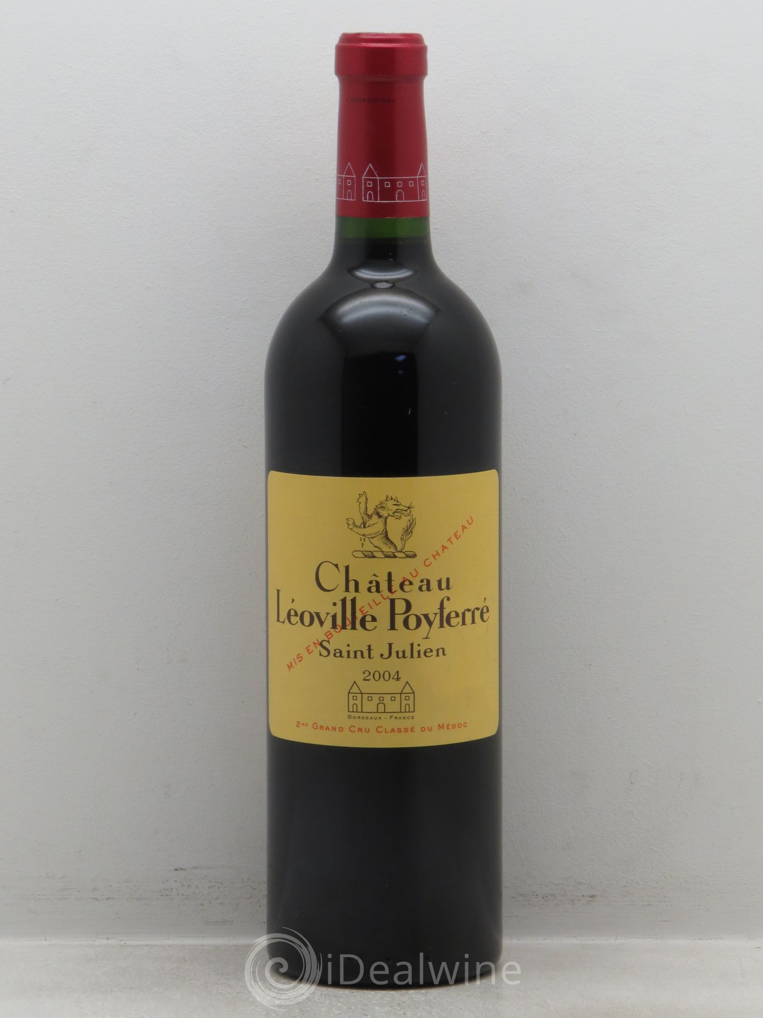 Château Léoville Poyferré 2ème Grand Cru Classé 2004 - Lot de 1 bouteille - 0