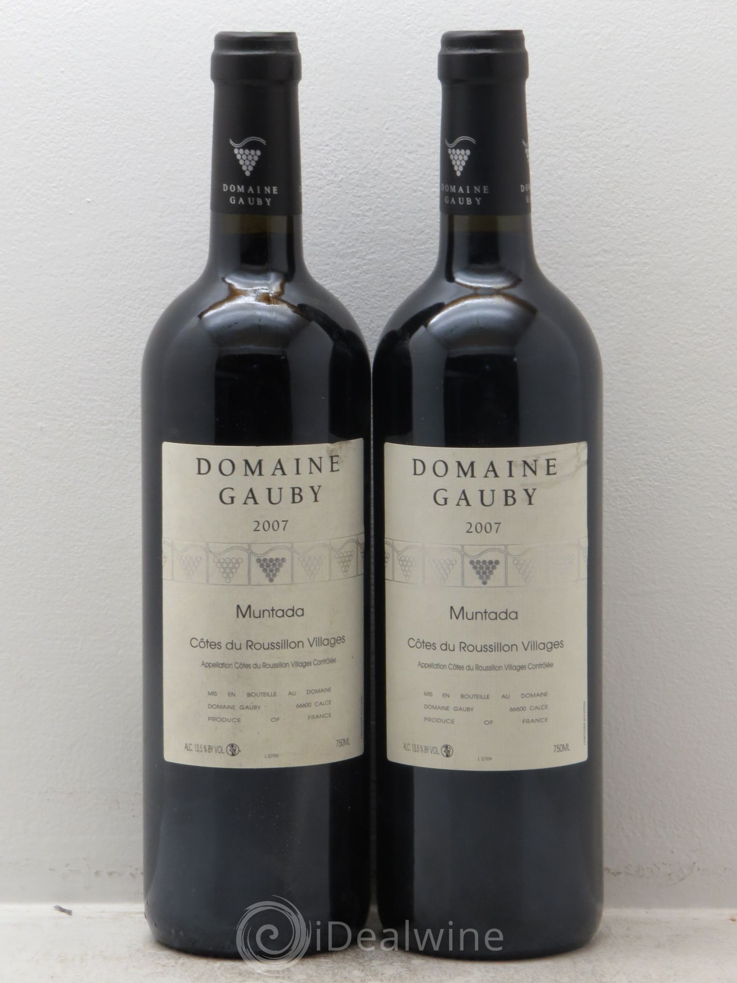Côtes Catalanes (anciennement Côtes du Roussillon Villages) La Muntada Gauby (Domaine) 2007 - Lot de 2 bouteilles - 0