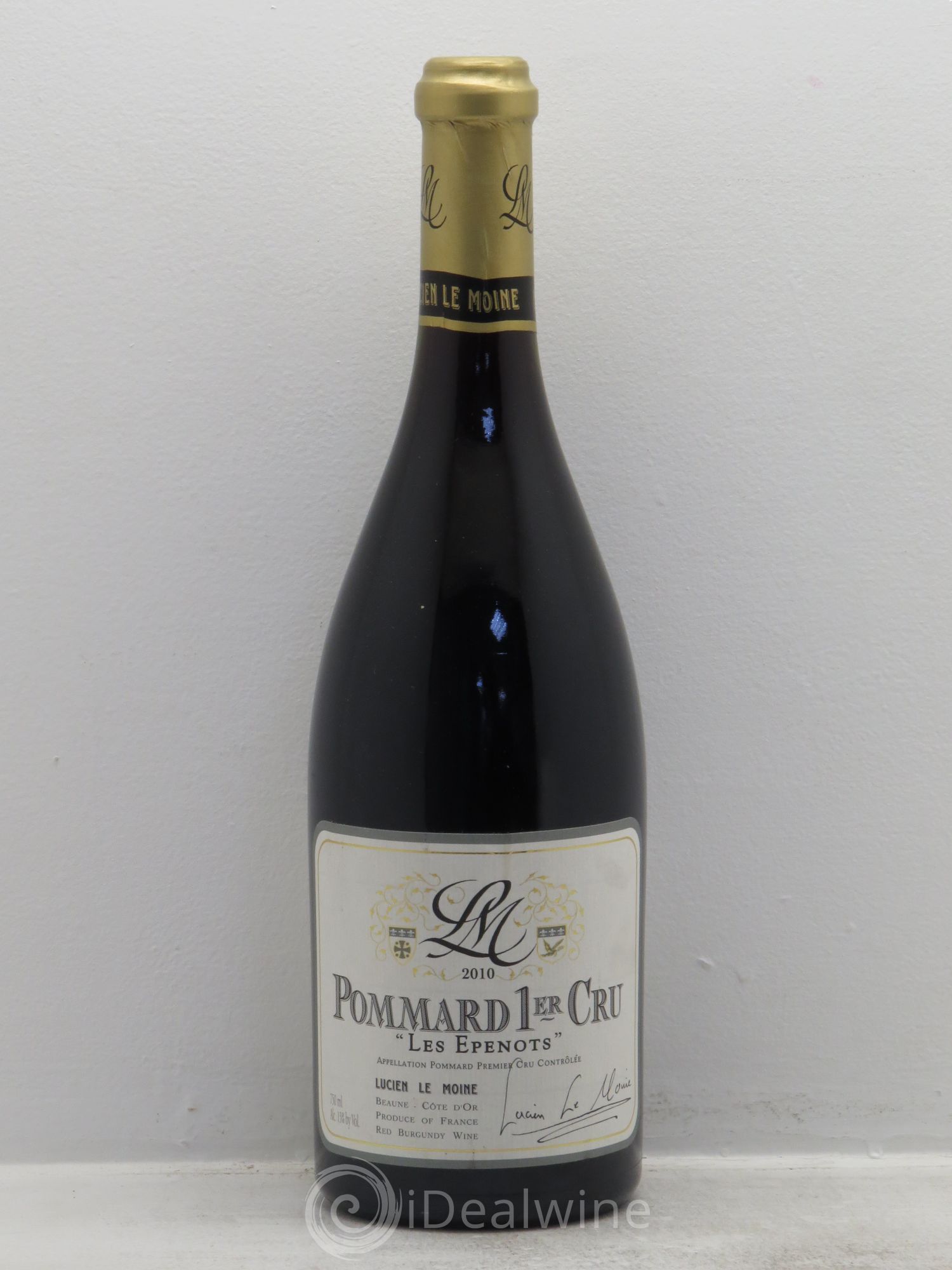 Pommard 1er Cru Lucien Le Moine 2010 - Lot de 1 bouteille - 0
