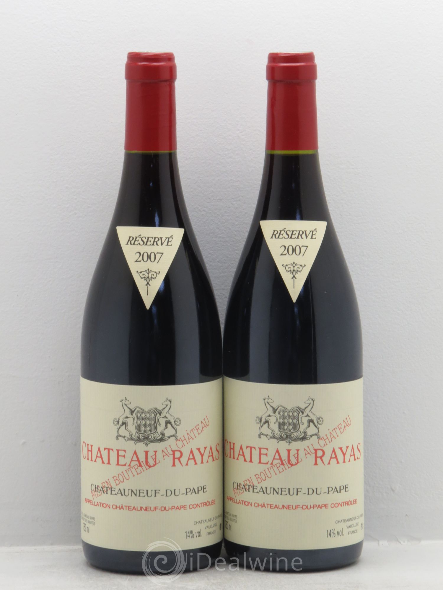 Châteauneuf-du-Pape Château Rayas Emmanuel Reynaud 2007 - Lot de 2 bouteilles - 0