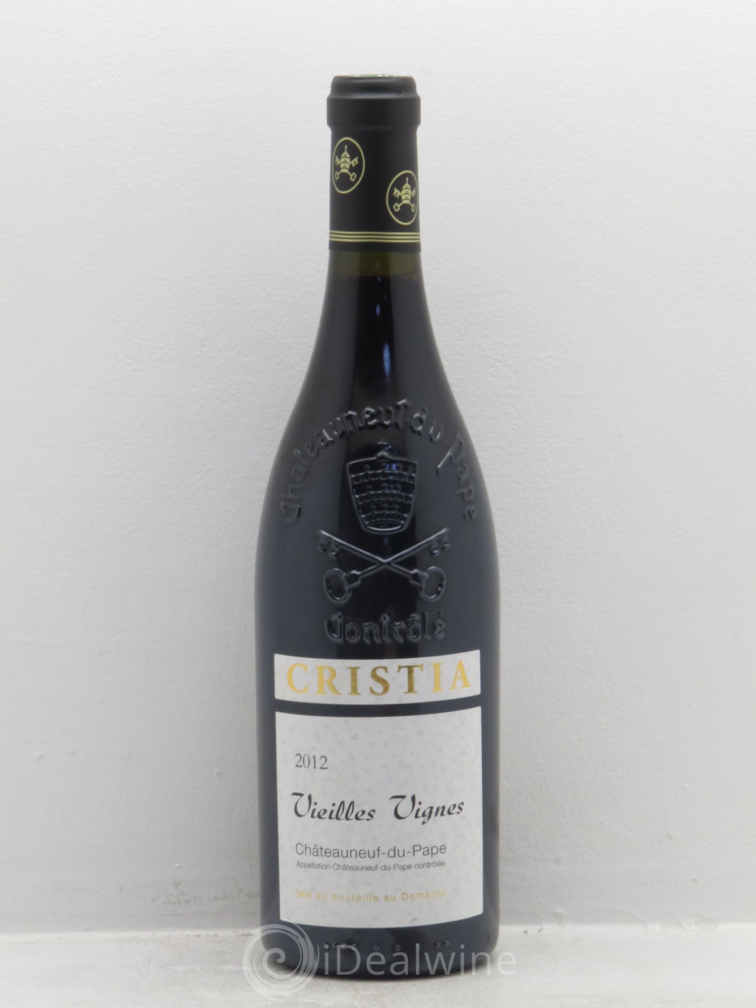 Châteauneuf-du-Pape Domaine de Cristia Vieilles vignes 2012 - Lot de 1 bouteille - 0