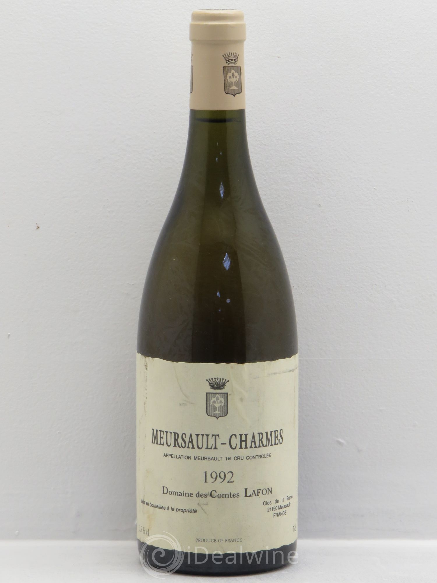Meursault 1er Cru Charmes Comtes Lafon (Domaine des) 1992 - Lot de 1 bouteille - 0