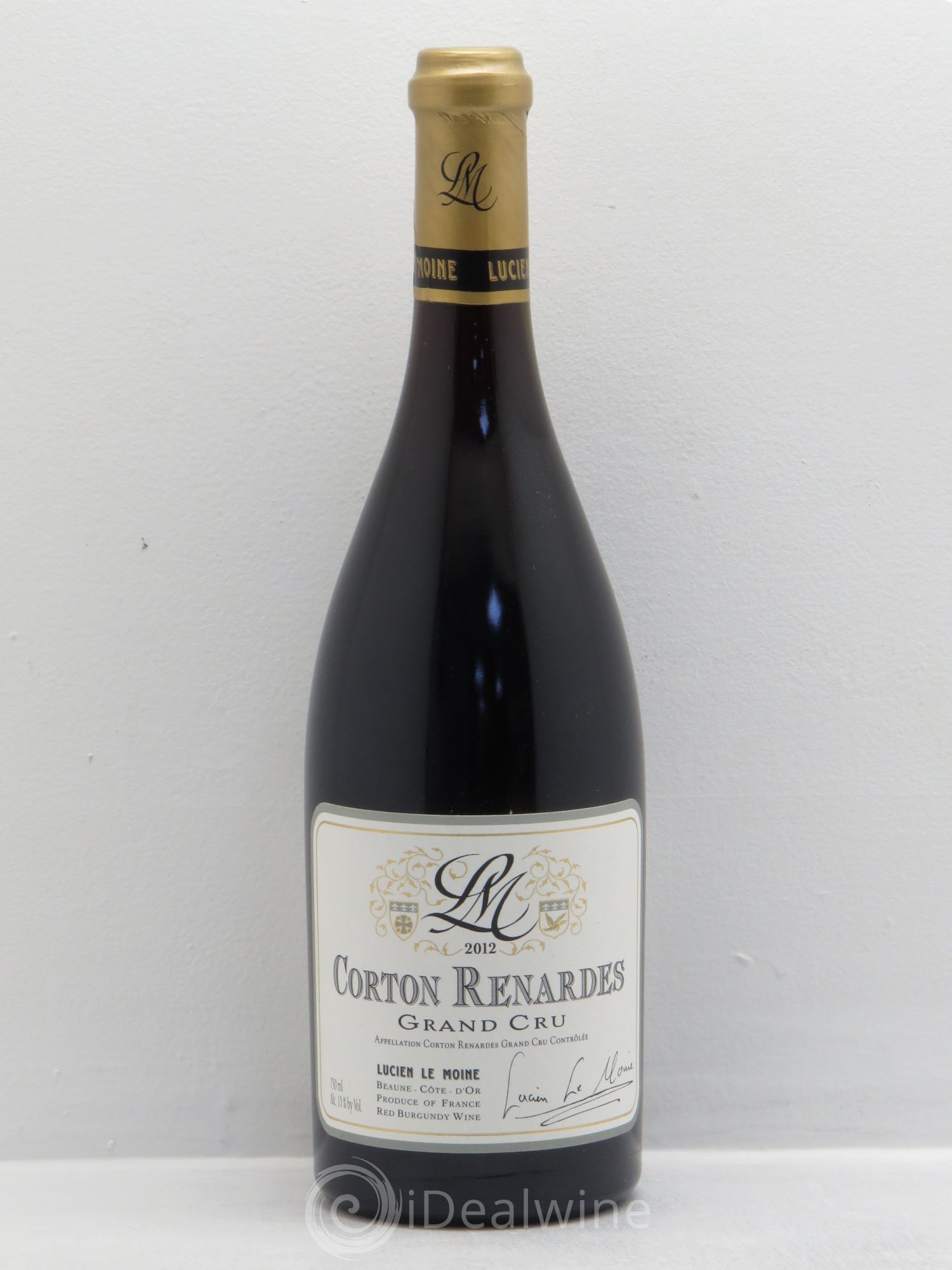 Corton Grand Cru Lucien Lemoine 2012 - Lot de 1 bouteille - 0