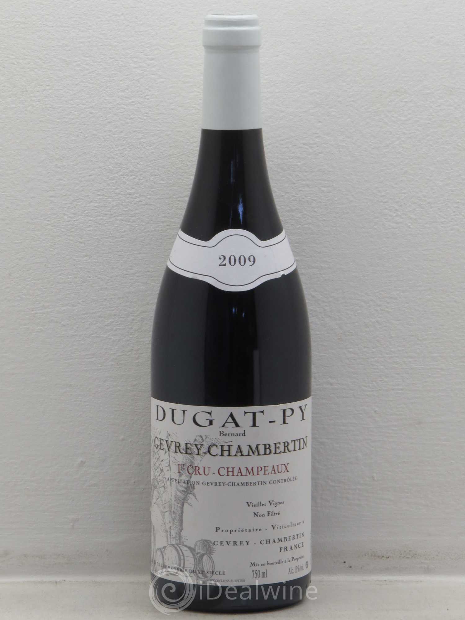 Gevrey-Chambertin 1er Cru Champeaux Dugat-Py Vieilles vignes 2009 - Lot de 1 bouteille - 0
