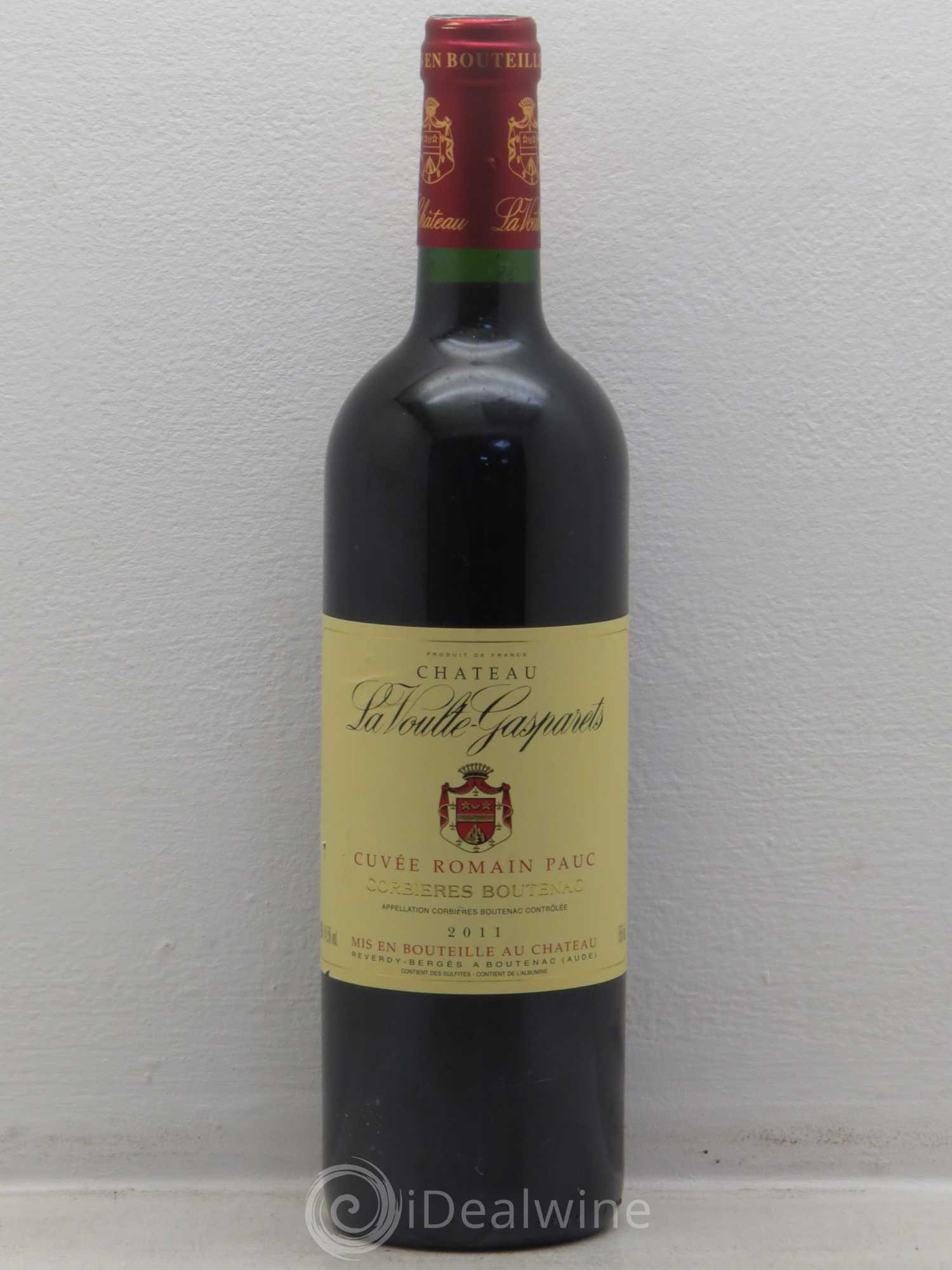 Corbières Boutenac La Voulte-Gasparets Cuvée Romain Pauc Patrick Reverdy 2011 - Lot de 1 bouteille - 0