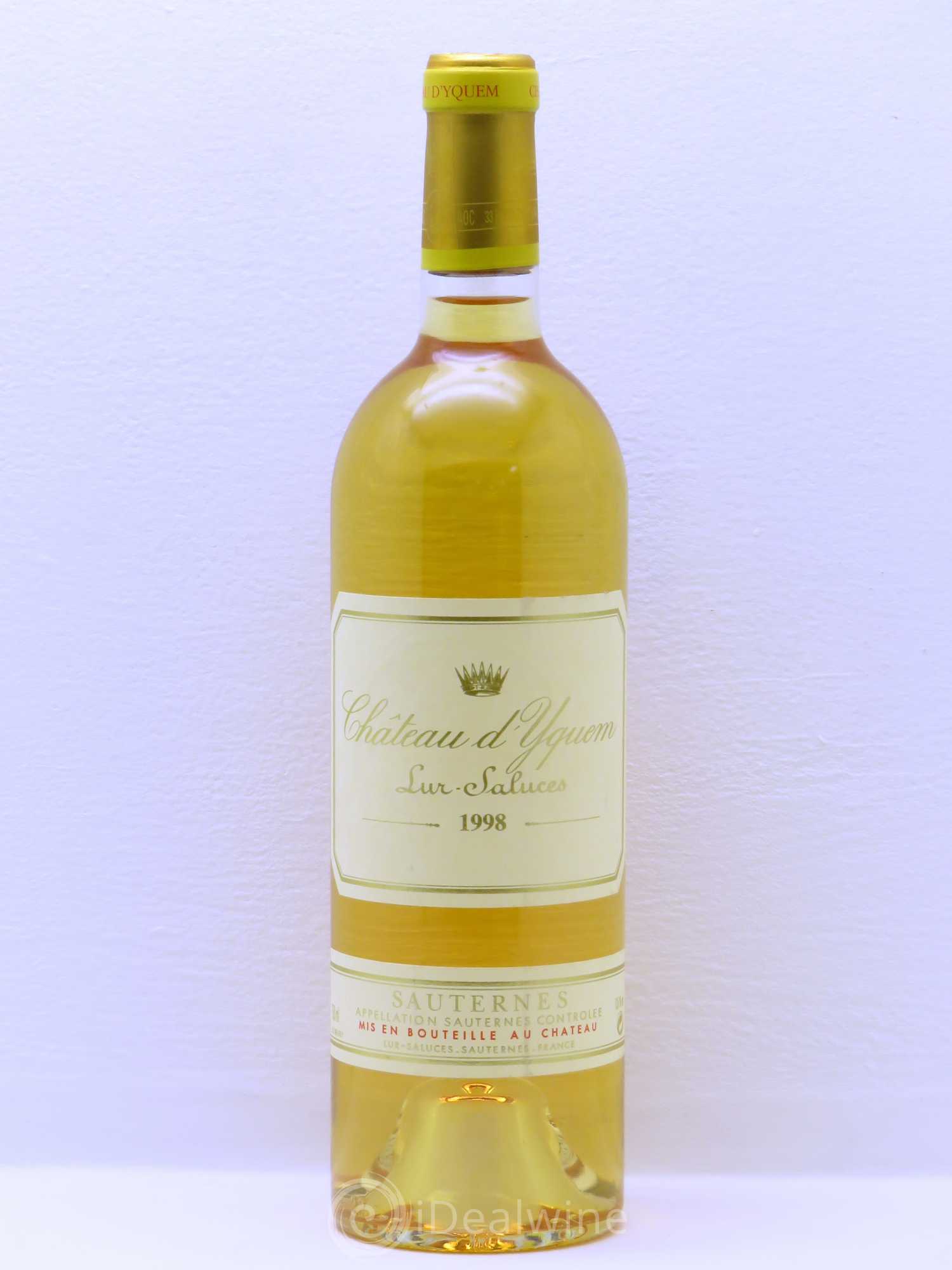 Château d' Yquem 1er Cru Classé Supérieur 1998 - Lotto di 1 bottiglia - 0