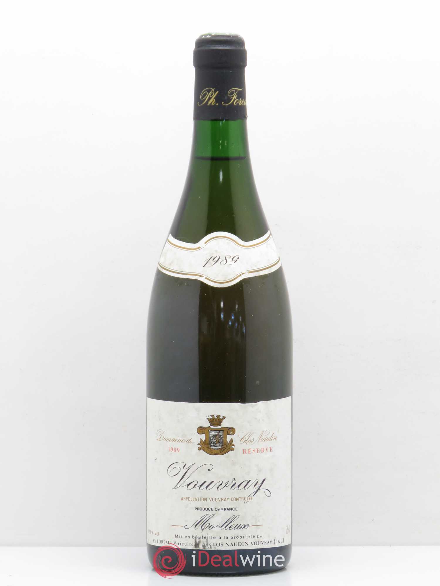 Vouvray Moelleux Réserve Clos Naudin - Philippe Foreau 1989 - Lotto di 1 bottiglia - 0