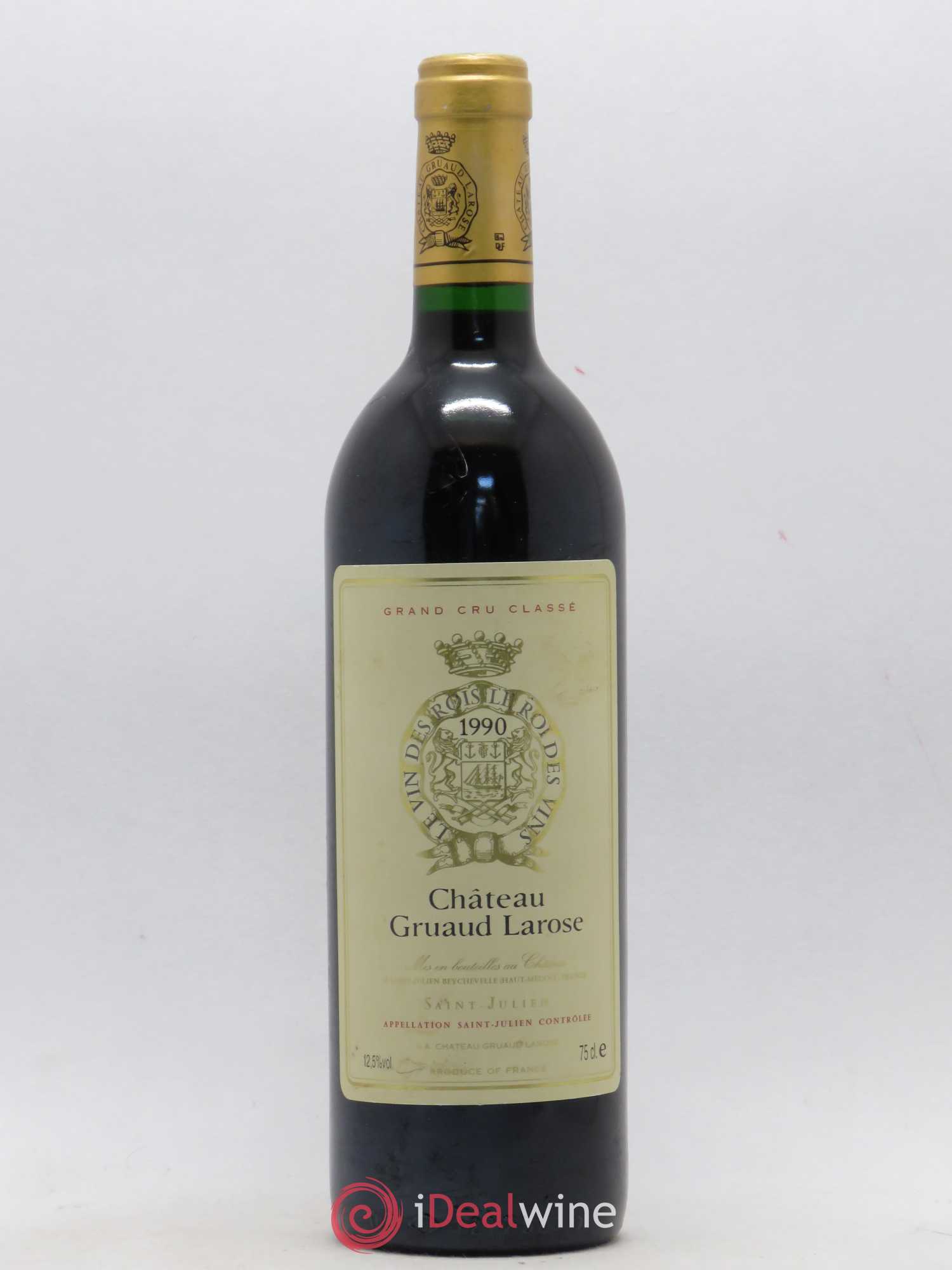 Château Gruaud Larose 2ème Grand Cru Classé 1990 - Lot de 1 bouteille - 0