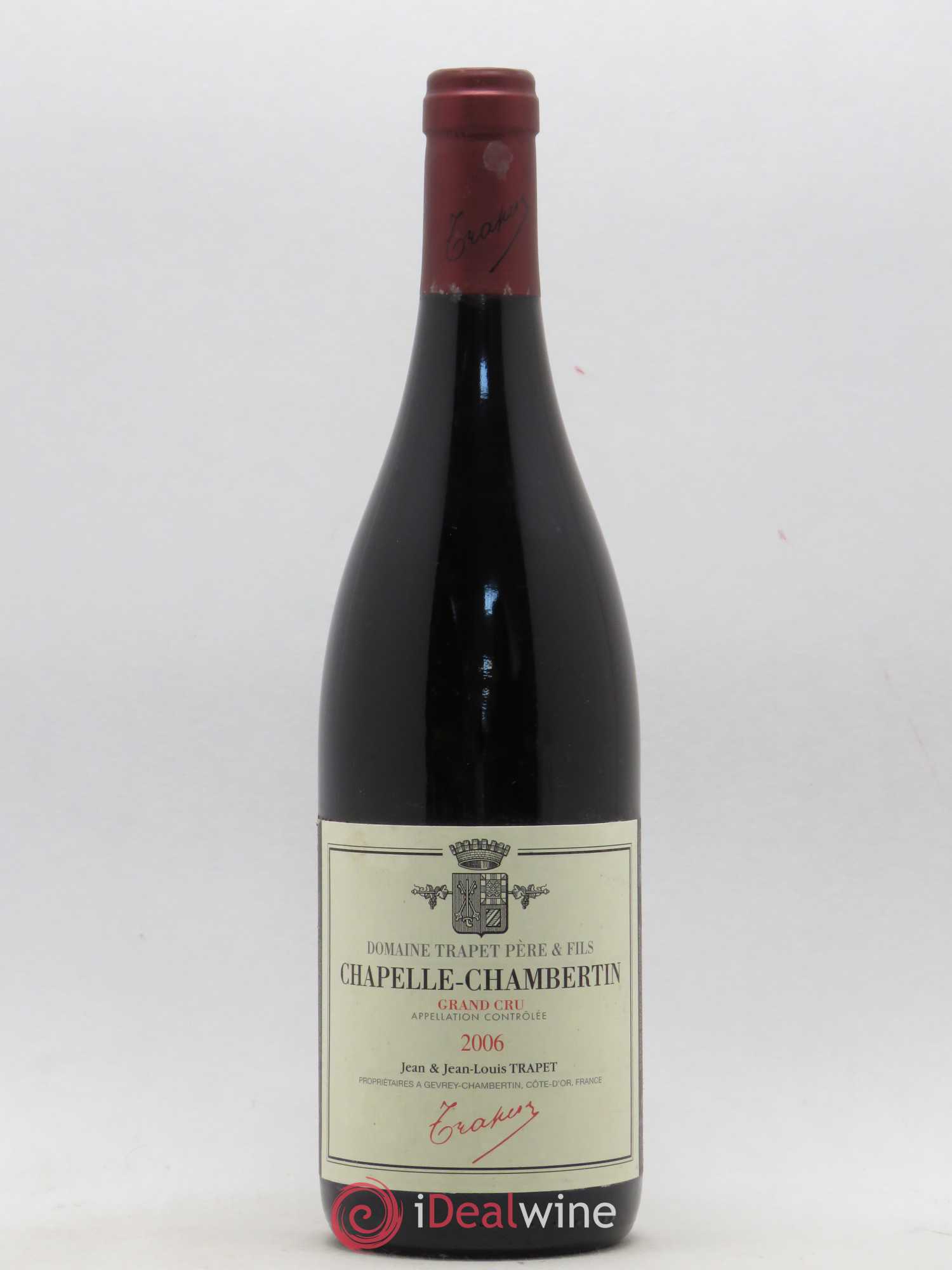 Chapelle-Chambertin Grand Cru Domaine Trapet 2006 - Lot de 1 bouteille - 0