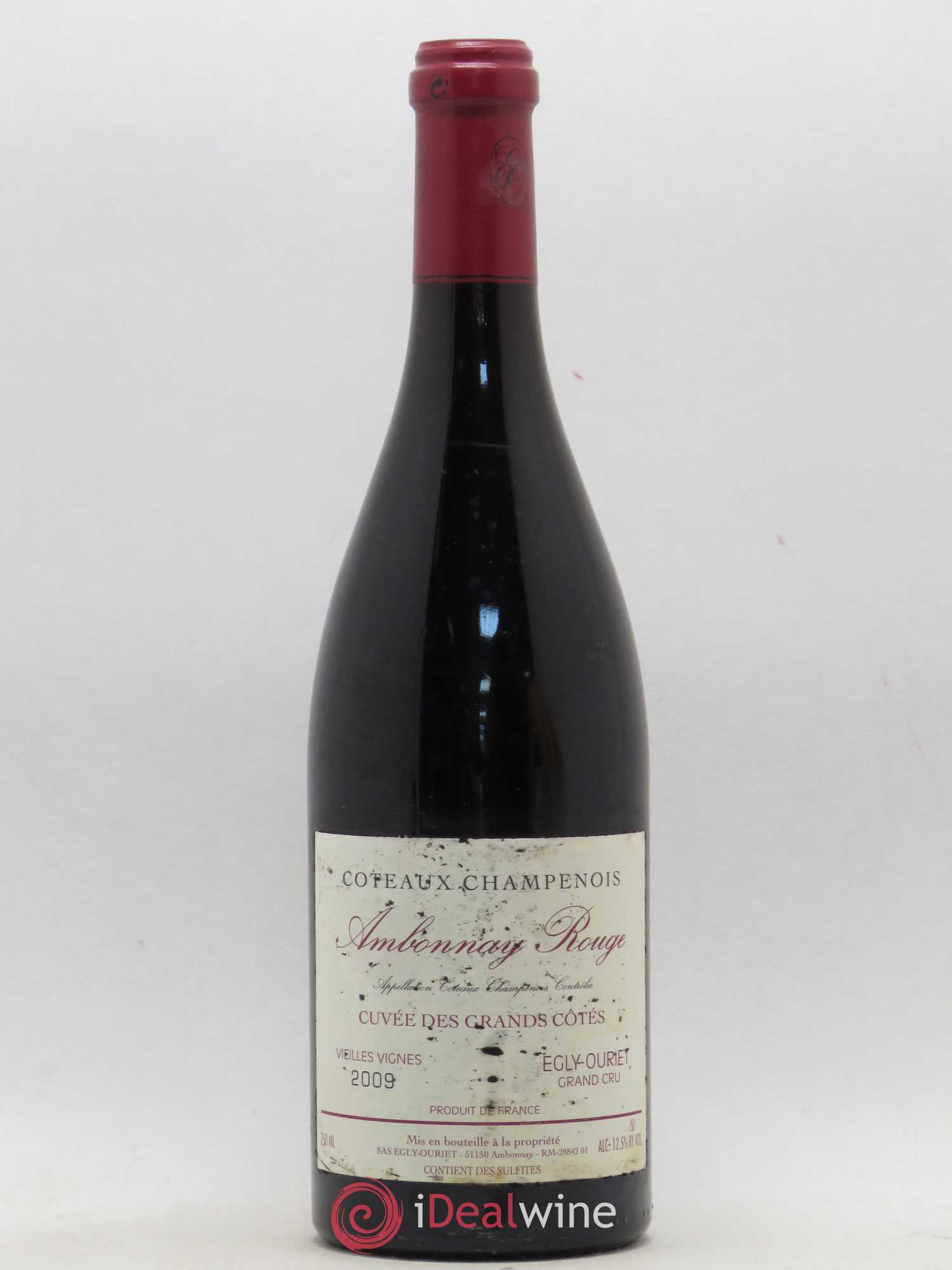Ambonnay Cuvée des Grands Côtés VV Grand Cru Egly-Ouriet 2009 - Lot de 1 bouteille - 0