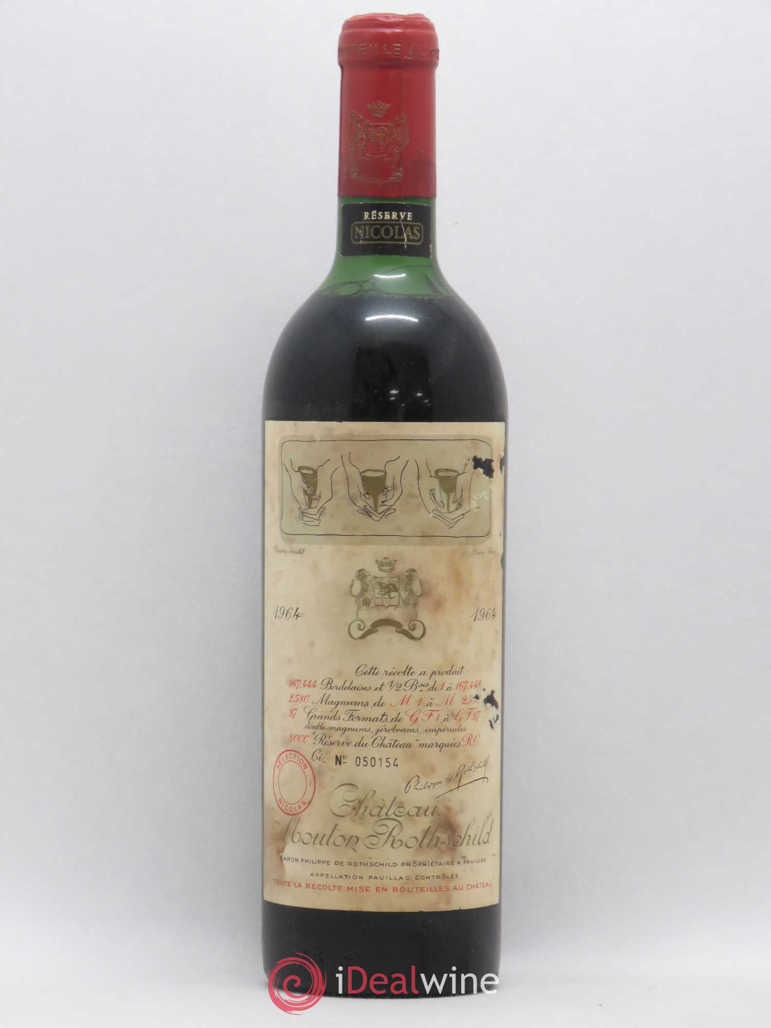 Buy Château Mouton Rothschild 1er Grand Cru Classé 1964 (lot